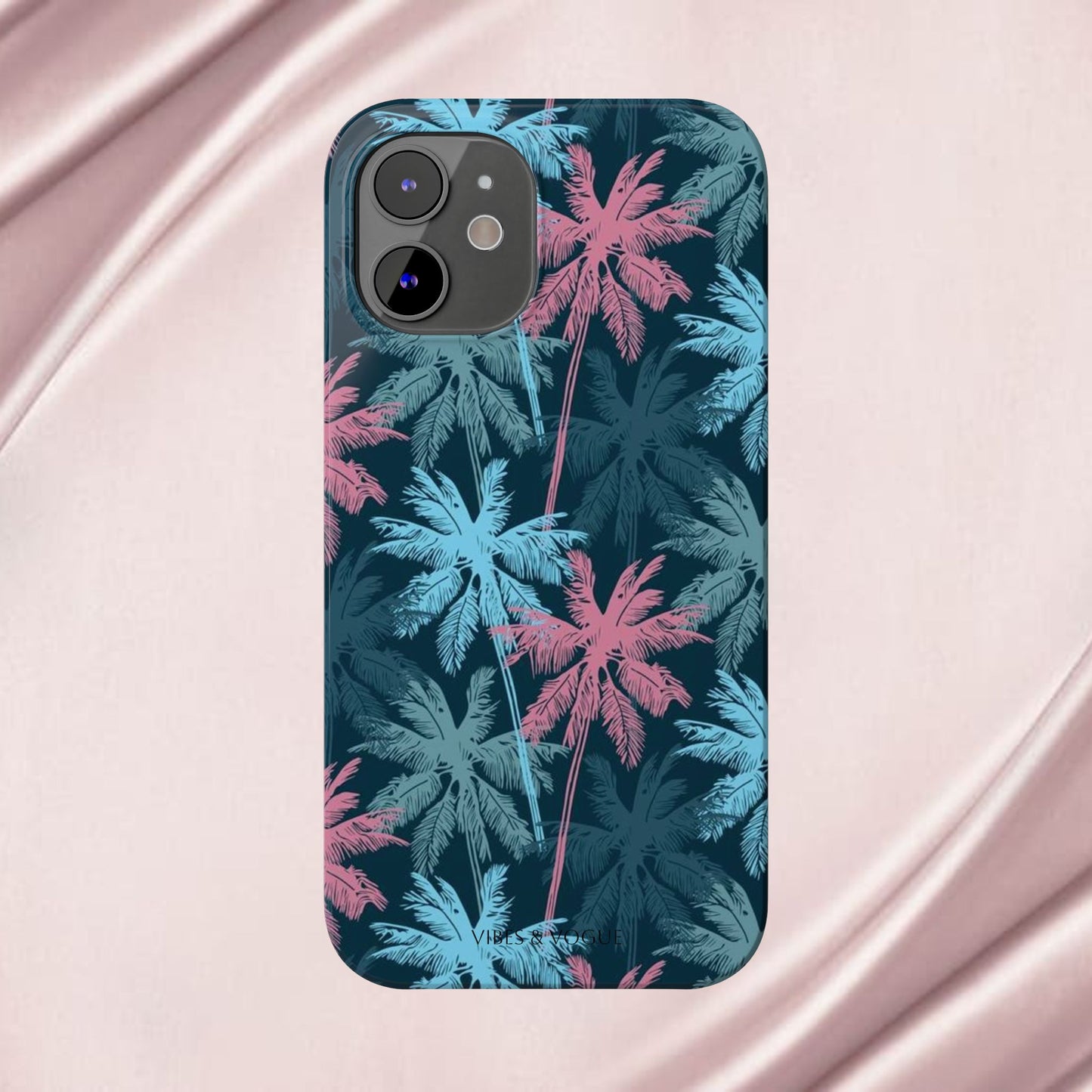 Tropical Vibes Slim Phone Case - Summer Botanical Design
