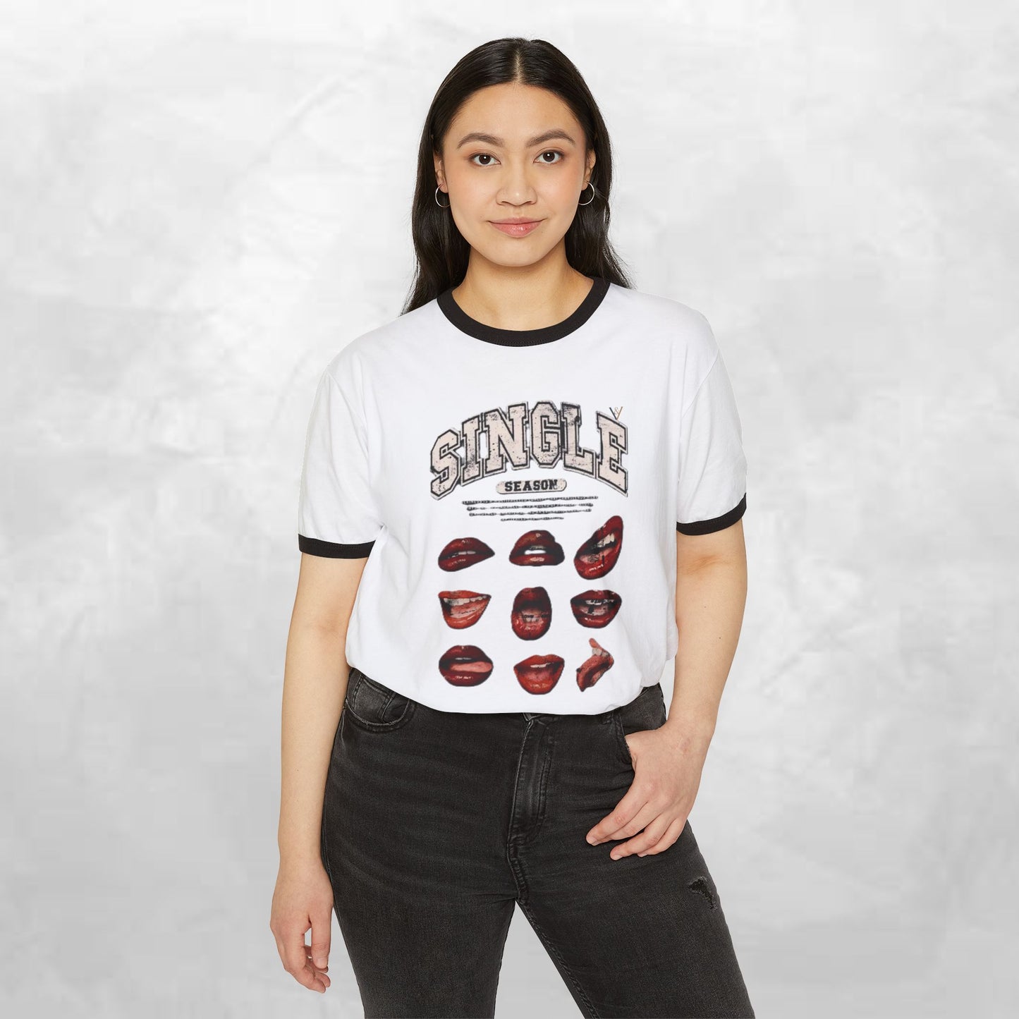 Retro Vibes & Vogue Unisex Cotton Ringer T-Shirt
