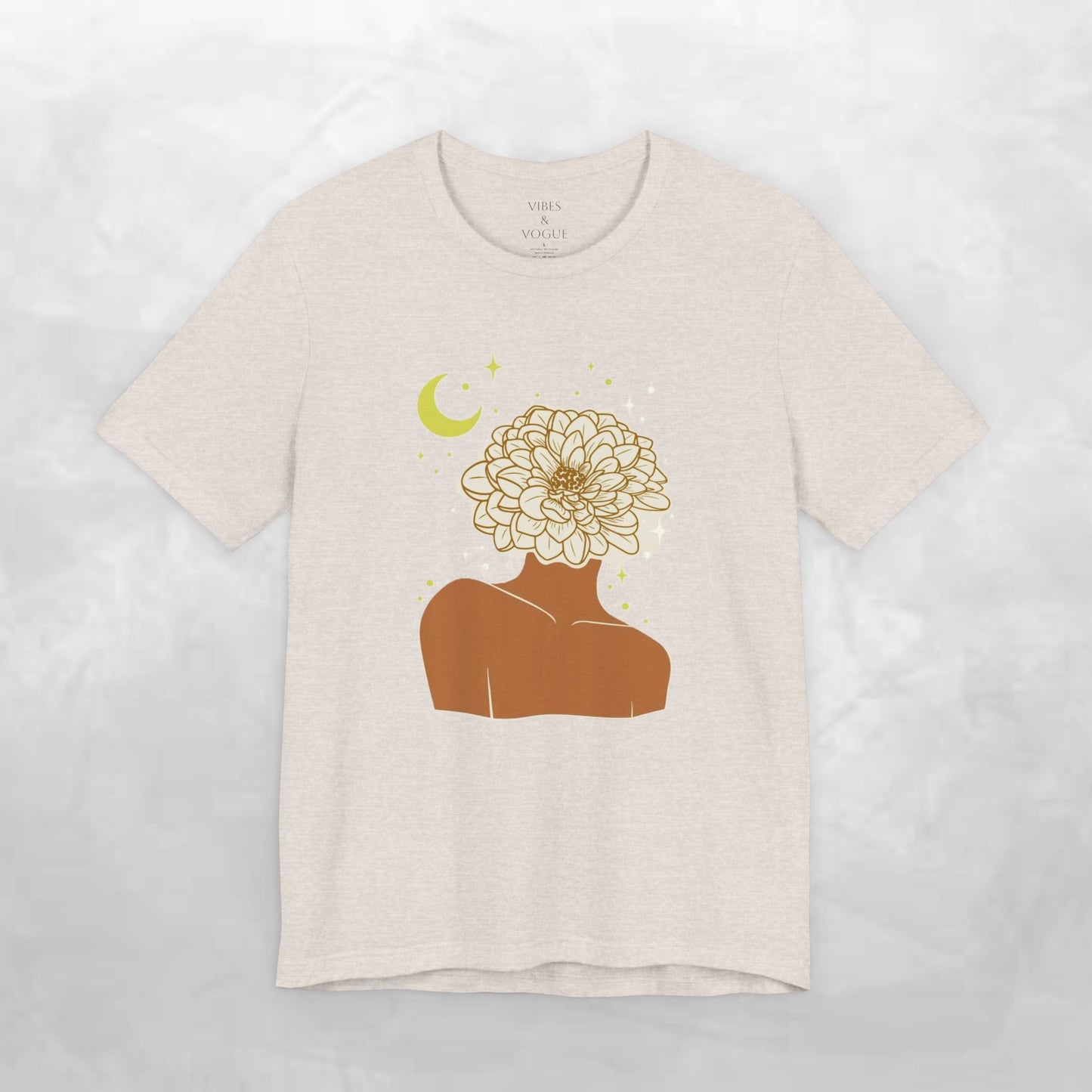 Boho Floral Graphic Tee, Aesthetic Tee, Nature Lover T-Shirt, Gift for Her, Casual Wear, Summer Top, Comfortable Tee