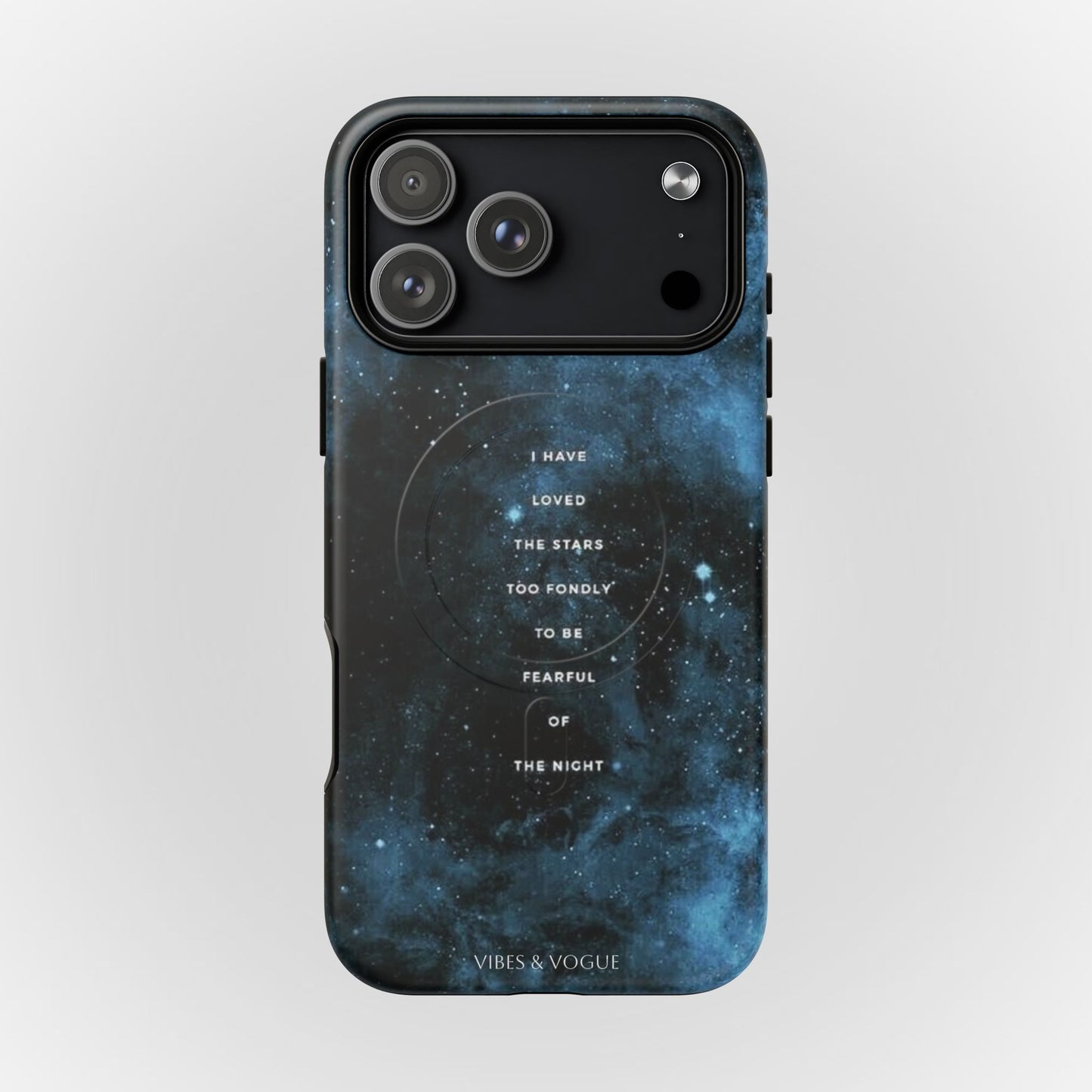 Galaxy-Inspired Tough Magnetic Phone Case - "I Have Loved the Stars"