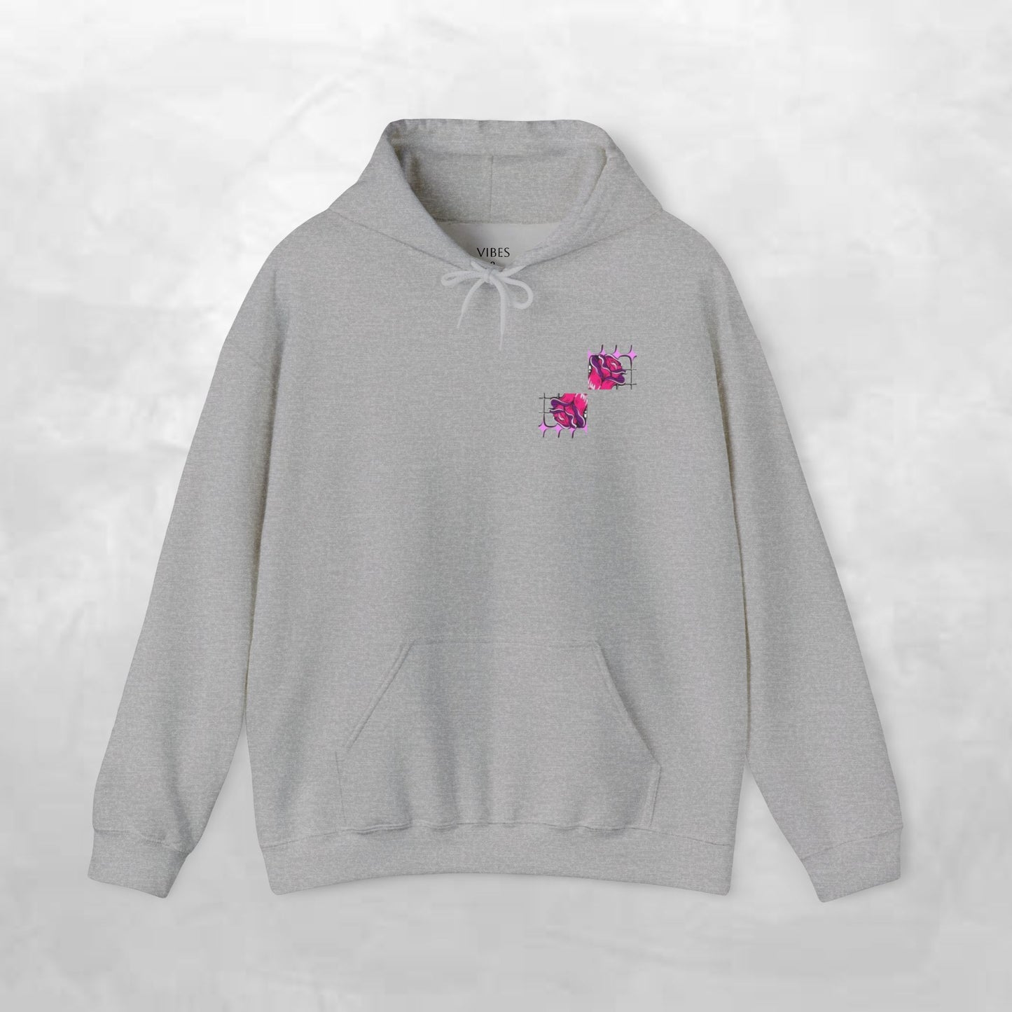 Intuitive Blooms Hoodie, Cozy Sweatshirt, Artistic Apparel, Unique Gift, Comfortable Fashion