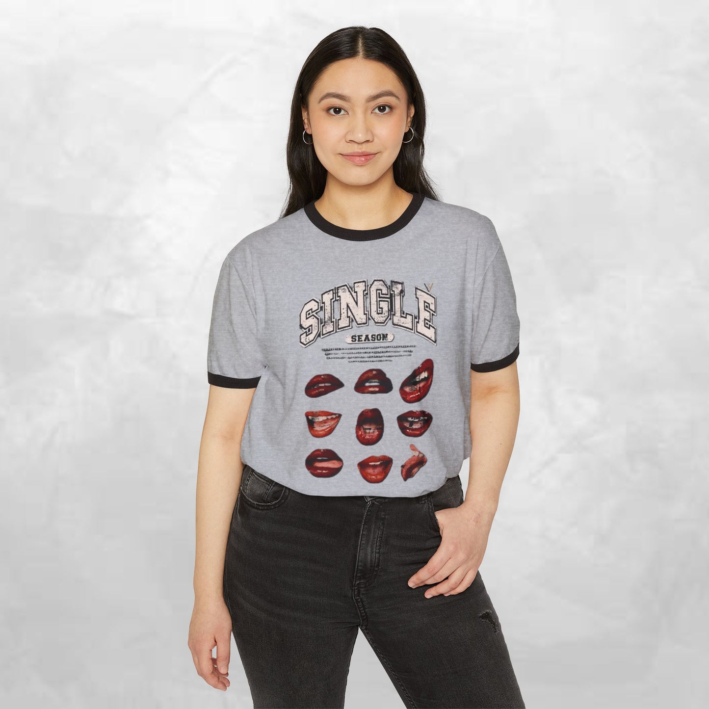 Retro Vibes & Vogue Unisex Cotton Ringer T-Shirt