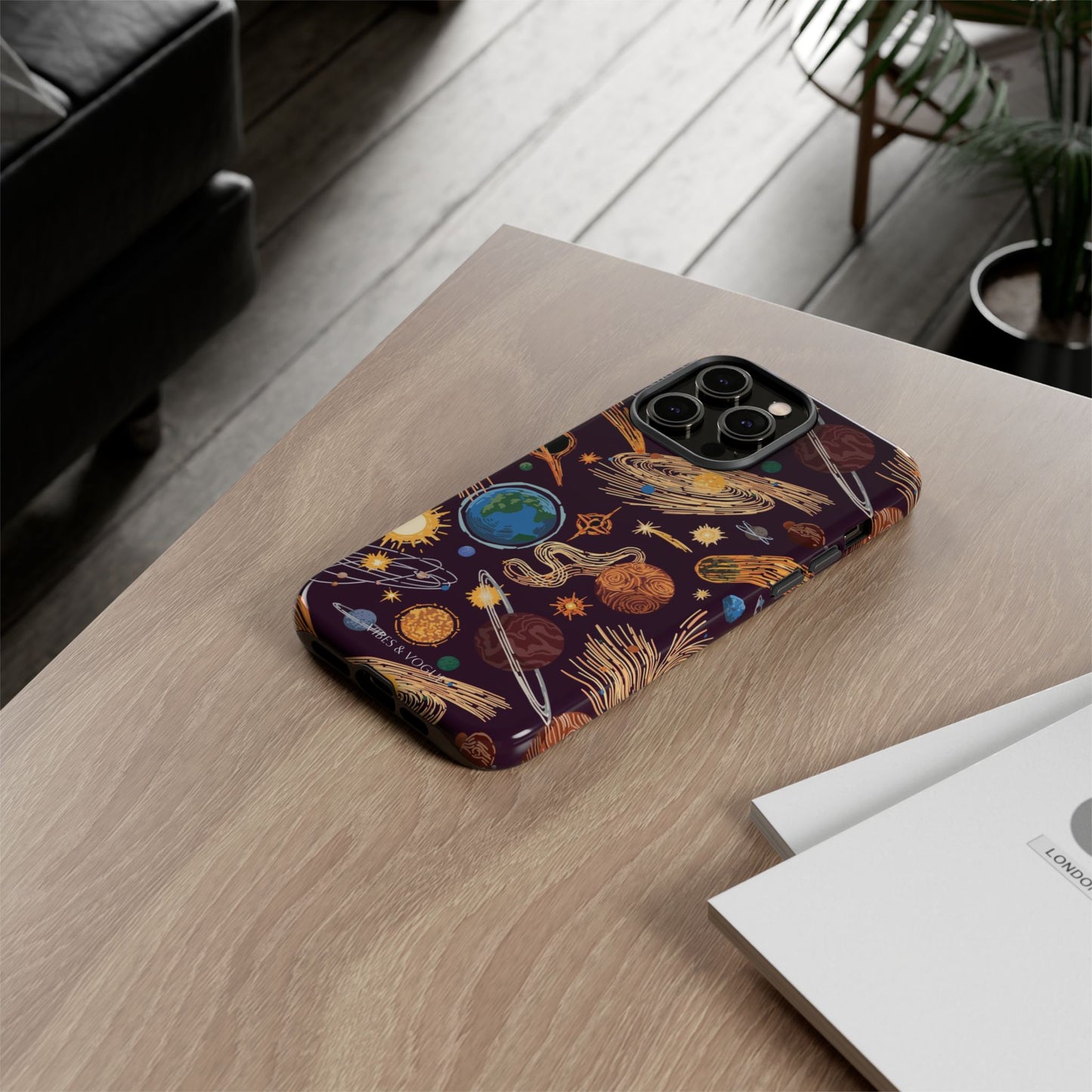 Space-Themed Phone Case - Cosmic Galaxy Design, Durable Protective Cover, Unique Gift, Celestial Lover's Accessory