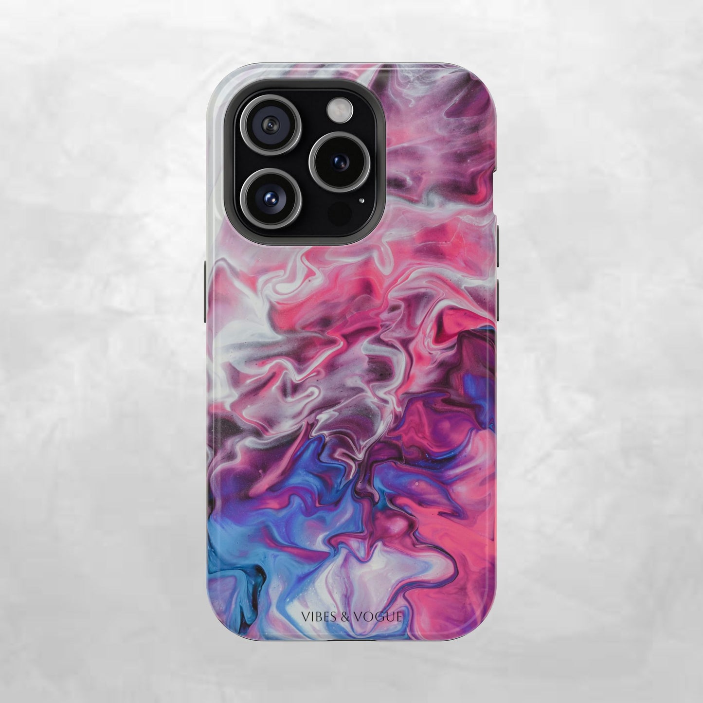 Vibrant Phone Case for Trendsetters | Abstract Marble Design, Impact-Resistant, Stylish Tech Accessory, Perfect Gift