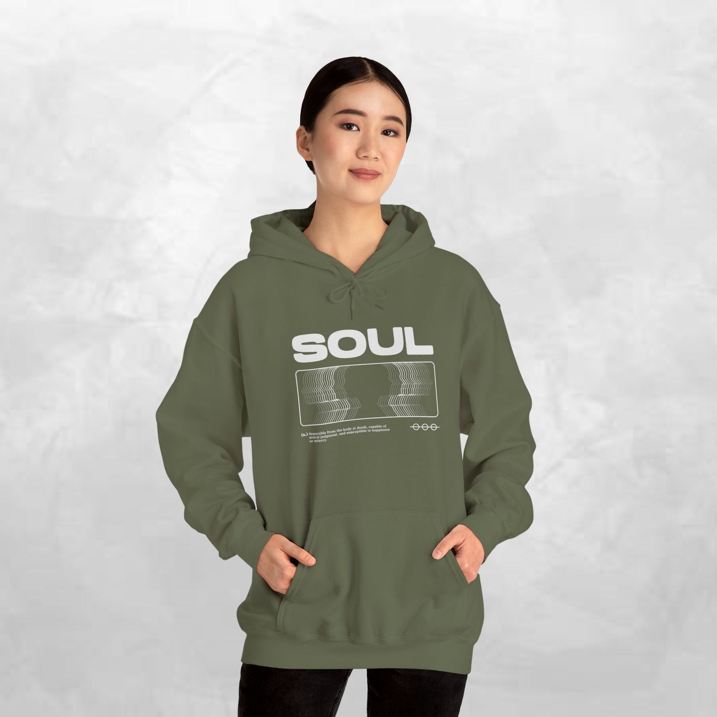Soul Graphic Hoodie — Retro VHS Silhouette Streetwear