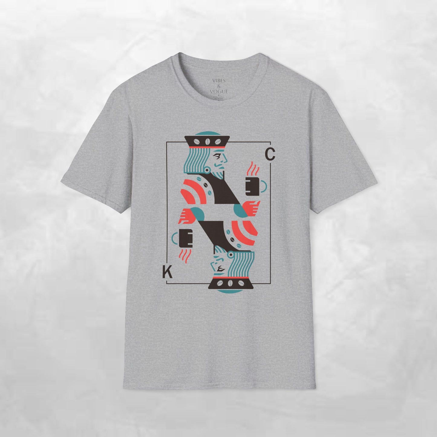 King of Cups Graphic T-Shirt - Unisex Softstyle Tee