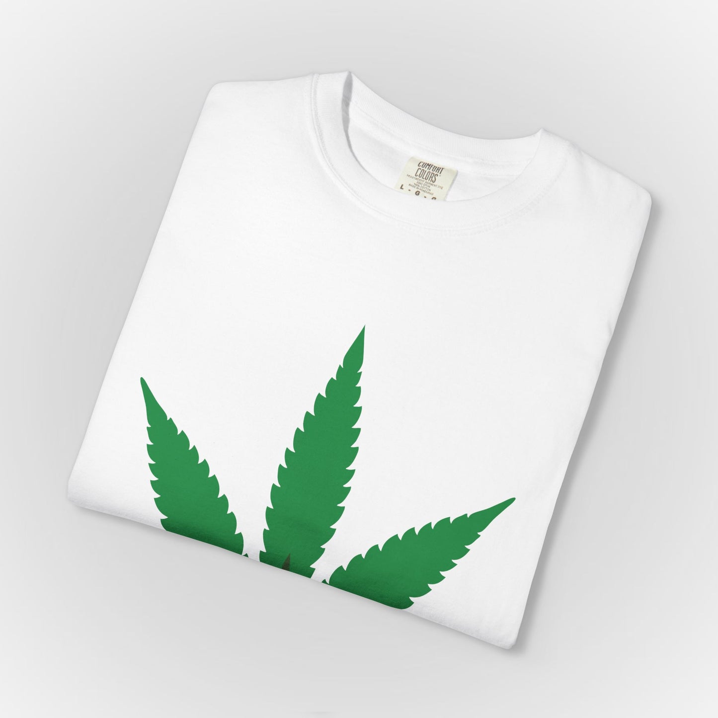 Organic Cannabis Leaf Unisex T-Shirt | Eco-Friendly Apparel for Green Living