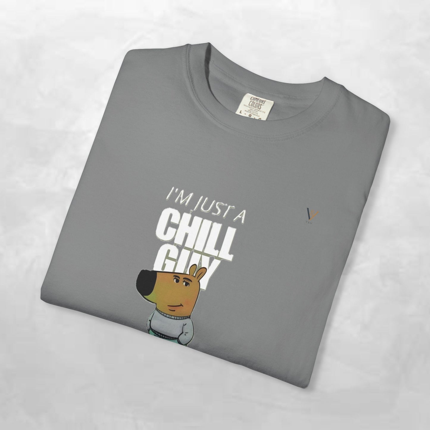 Chill Guy Graphic T-Shirt - Relaxed Unisex Tee for Casual Vibes