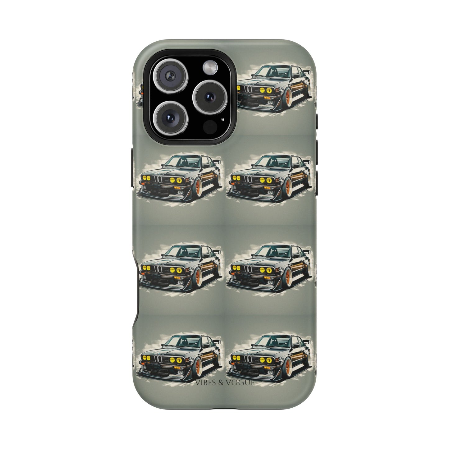 Stylish Car-Themed Magnetic Tough Cases - Perfect for Auto Enthusiasts