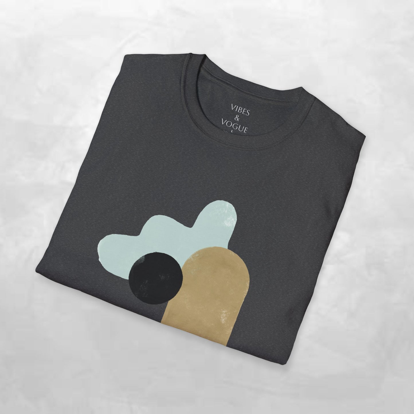 Vibes & Vogue Unisex Softstyle T-Shirt - Trendy Casual Wear for Art Lovers