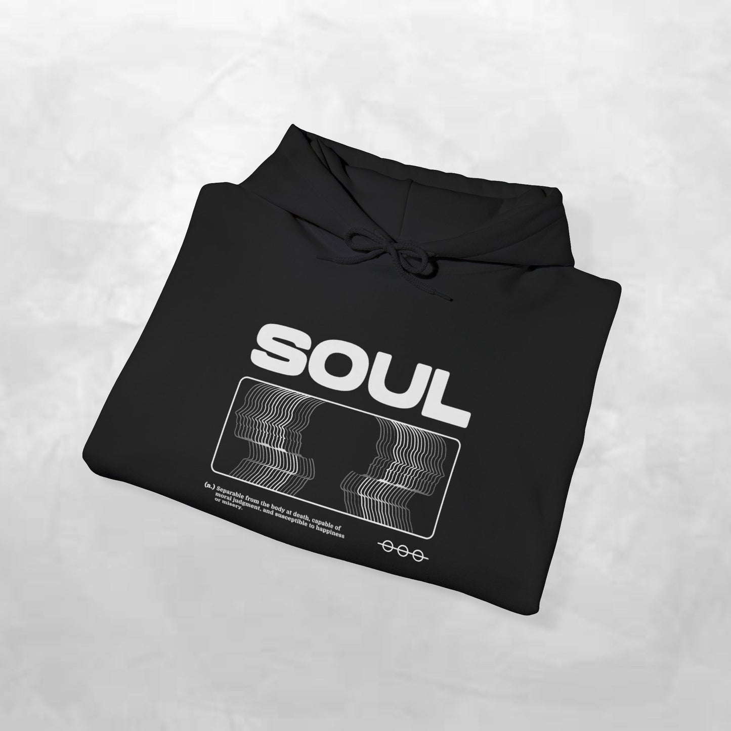 Soul Graphic Hoodie — Retro VHS Silhouette Streetwear