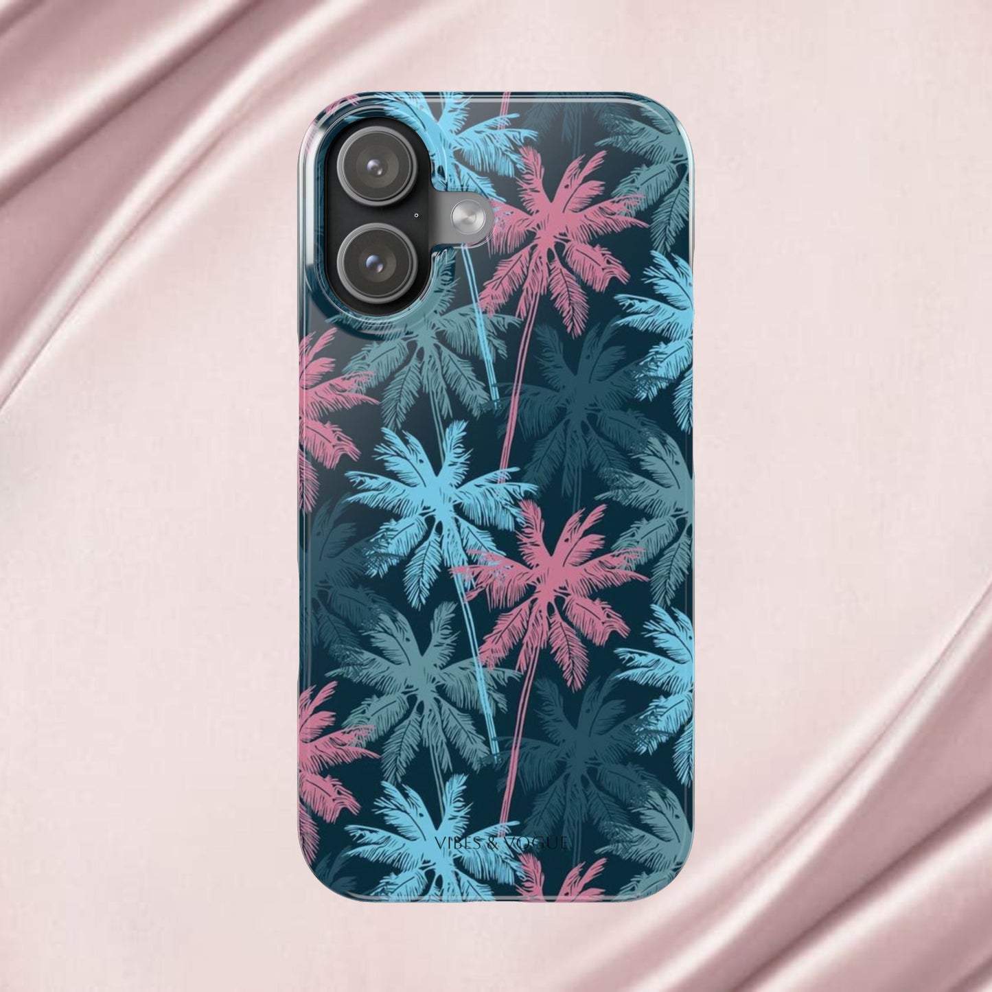 Tropical Vibes Slim Phone Case - Summer Botanical Design