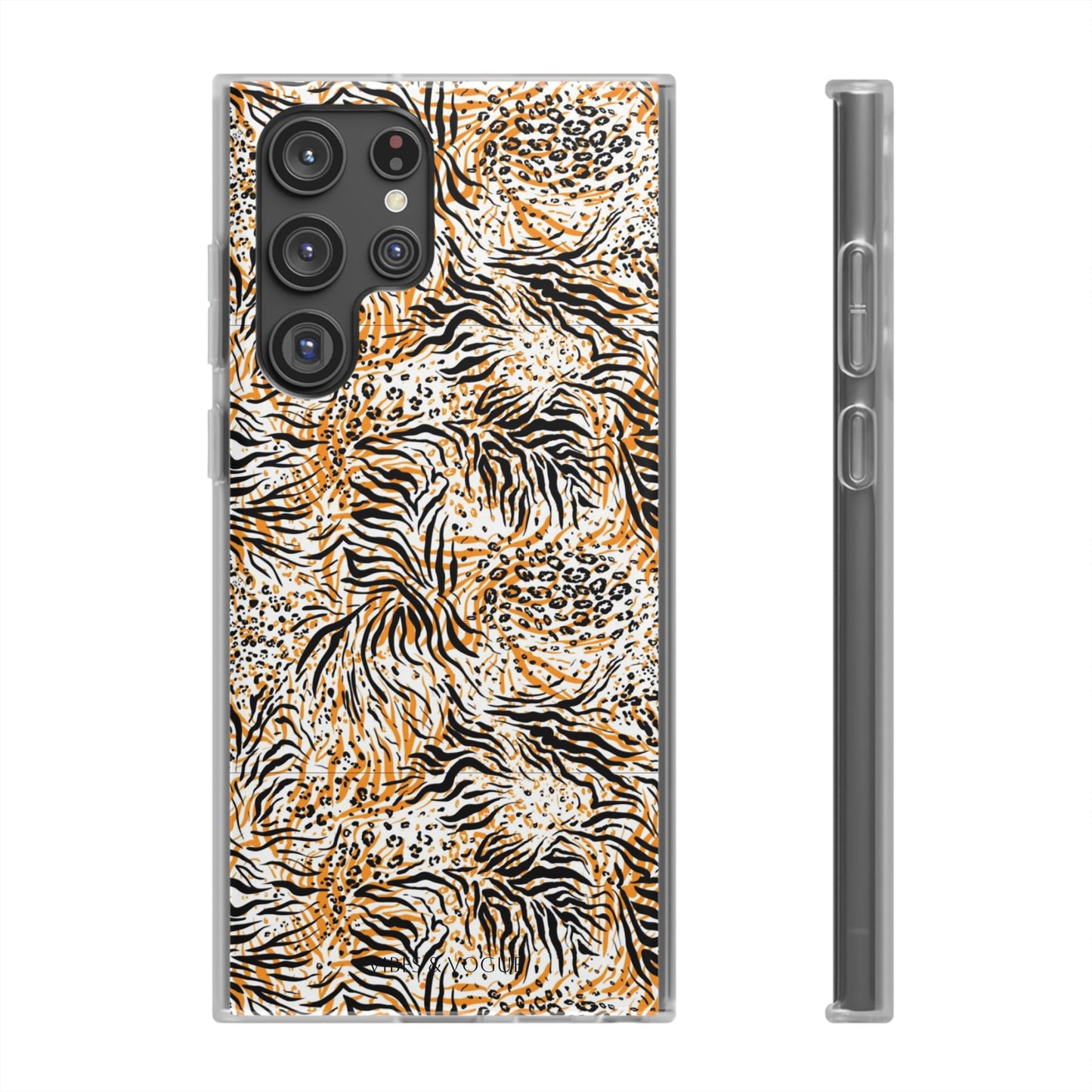 Wild Animal Print Flexi Case for iPhone - Fierce & Trendy Design