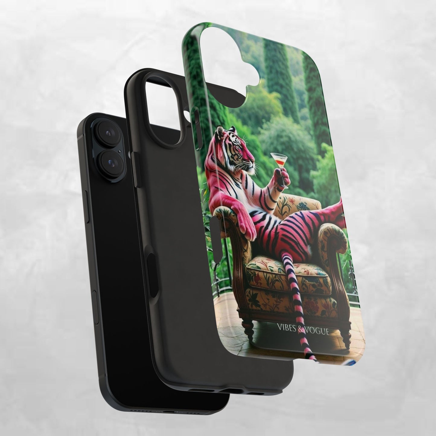 Relaxed Tiger Phone Case | Tough Case for Animal Lovers, Unique Gift for Friends, Stylish Tech Accessories, Fun Phone Cover, Vibrant Design