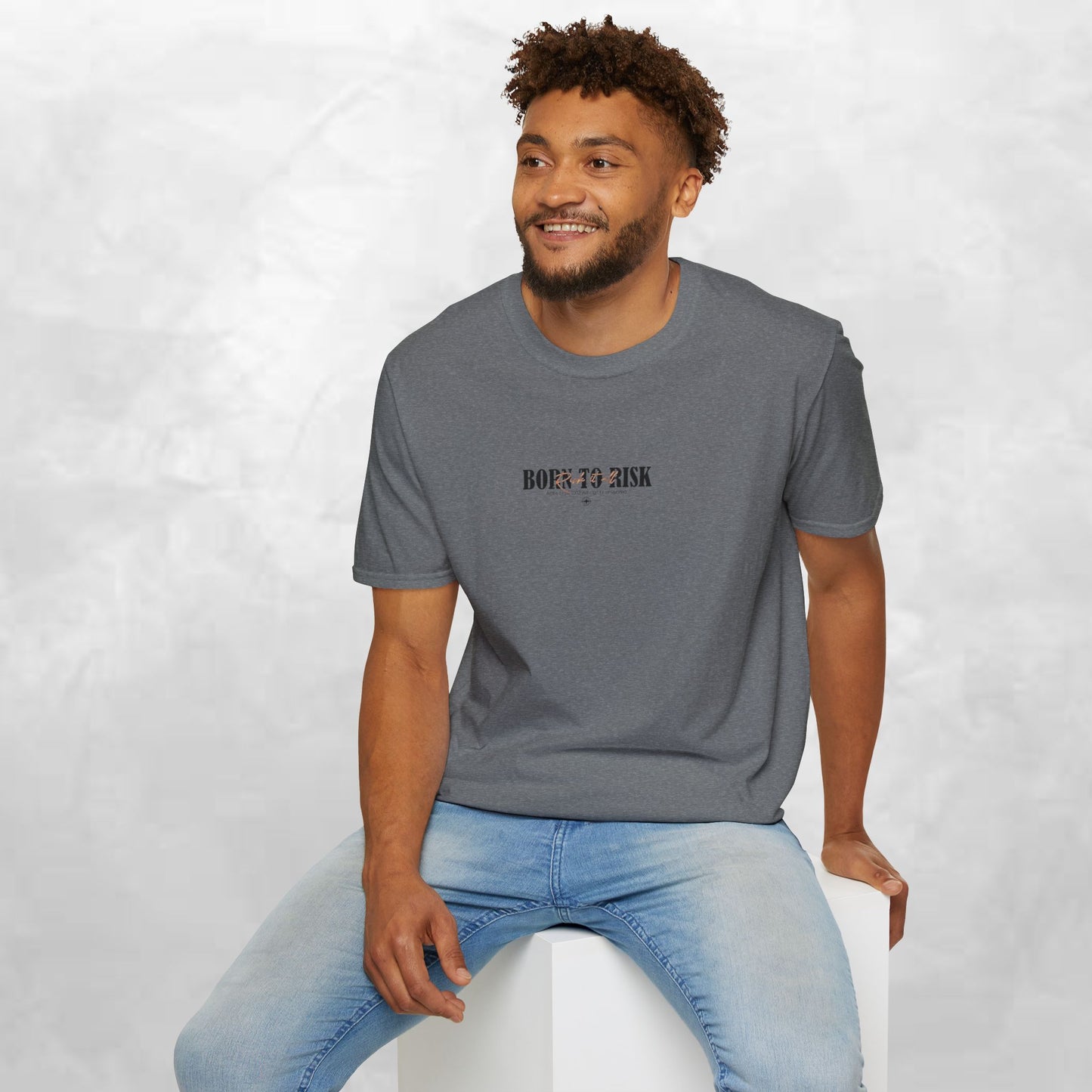 Born to Risk T-Shirt — Minimalist Motivational Graphic Tee