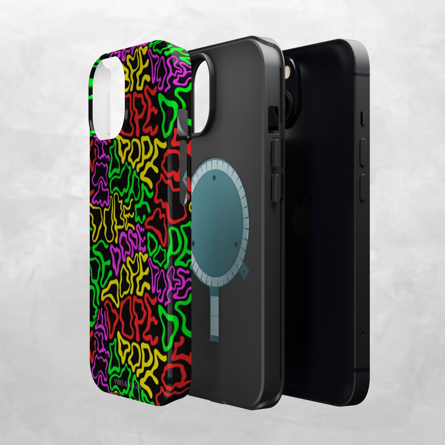 Colorful Magnetic Phone Cases, Funky Case for Teens, Cool Phone Accessories, Unique Gift for Friends, Vibrant Tough Cases, Phone Protection