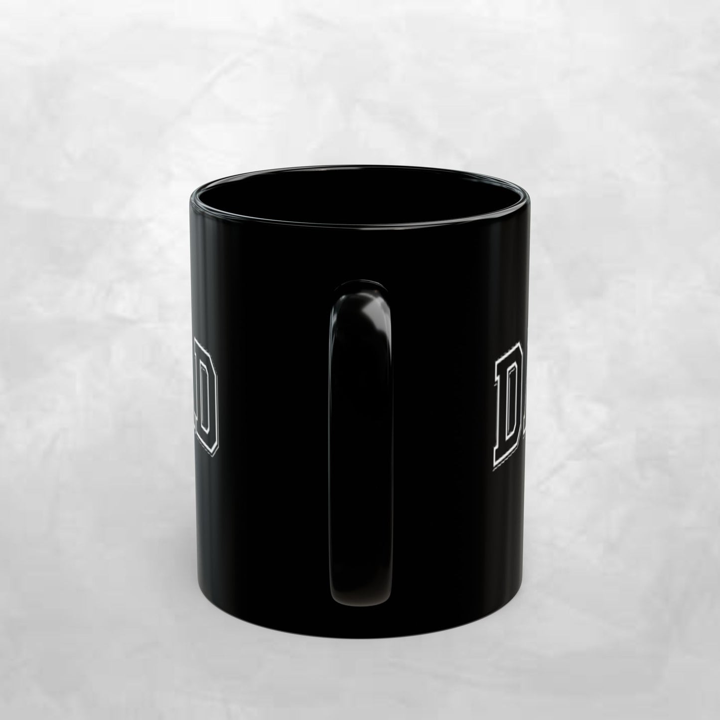 Personalized Dad Mug, Black Coffee Cup for Father’s Day, Gift for Dads, Customizable Drinkware, Unique Dad Gift Idea, Coffee Lover Mug