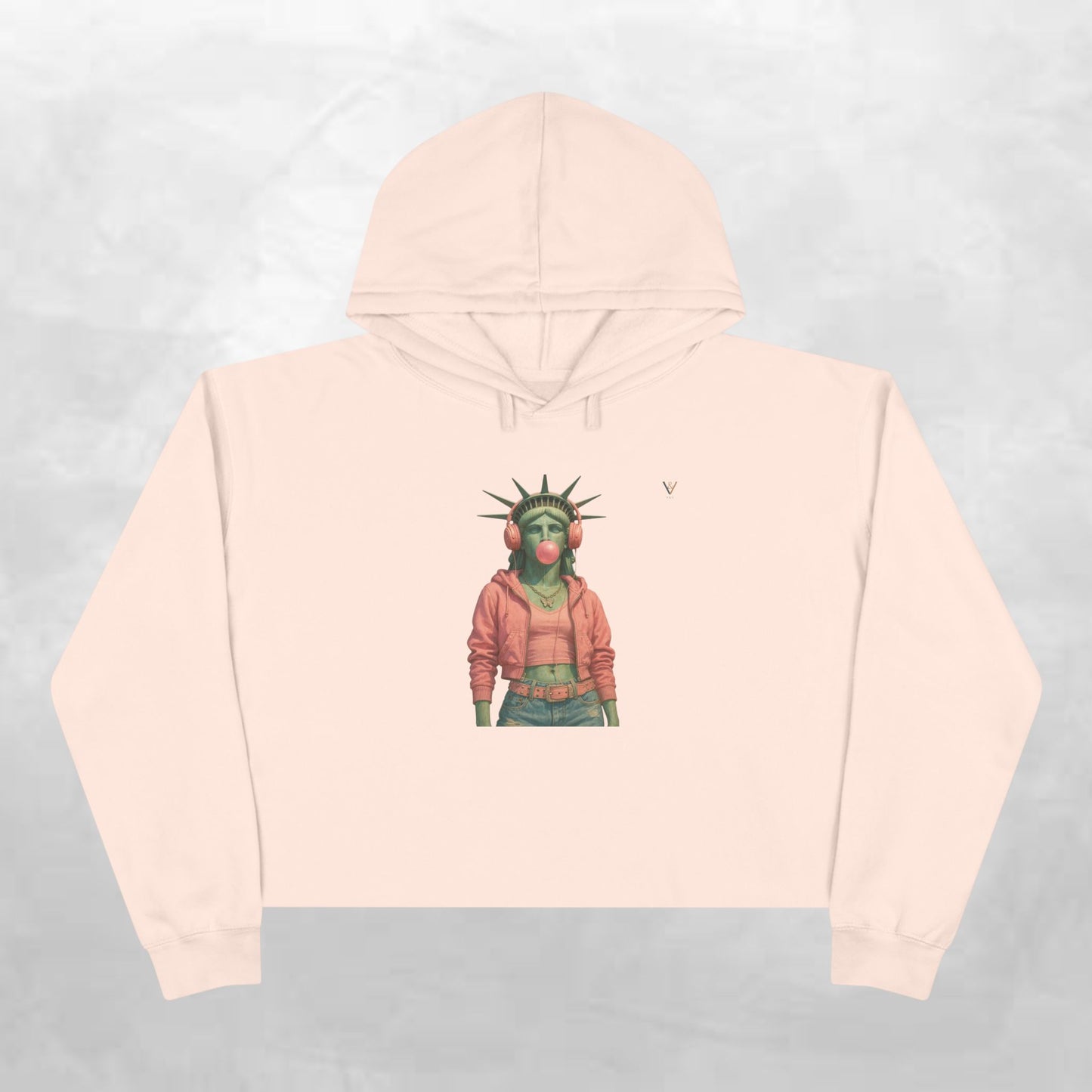 Aqua Dream Crop Hoodie - Stylish and Comfortable