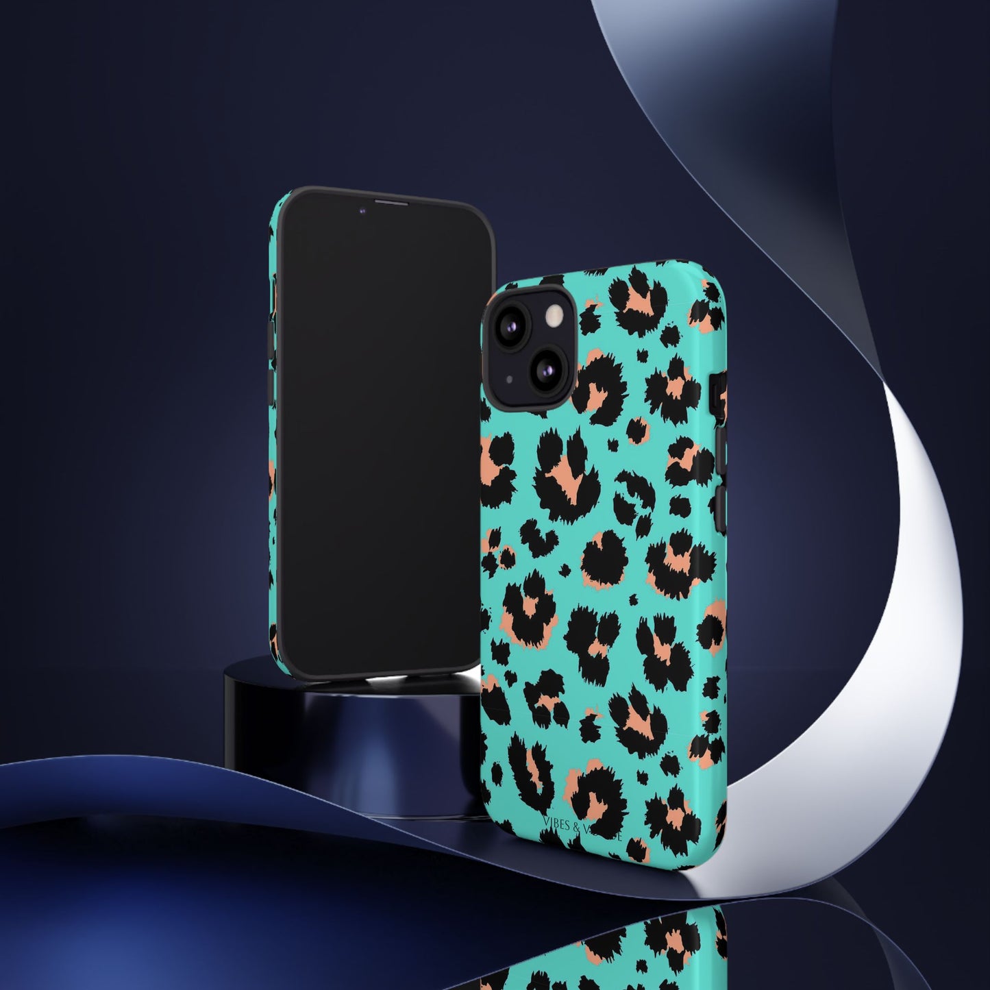 Leopard Print Phone Case, Tough Phone Case, Wild Style Accessory, Animal Print Cover, Stylish Phone Protection