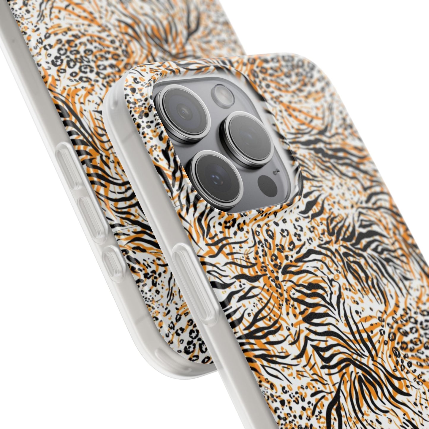 Wild Animal Print Flexi Case for iPhone - Fierce & Trendy Design