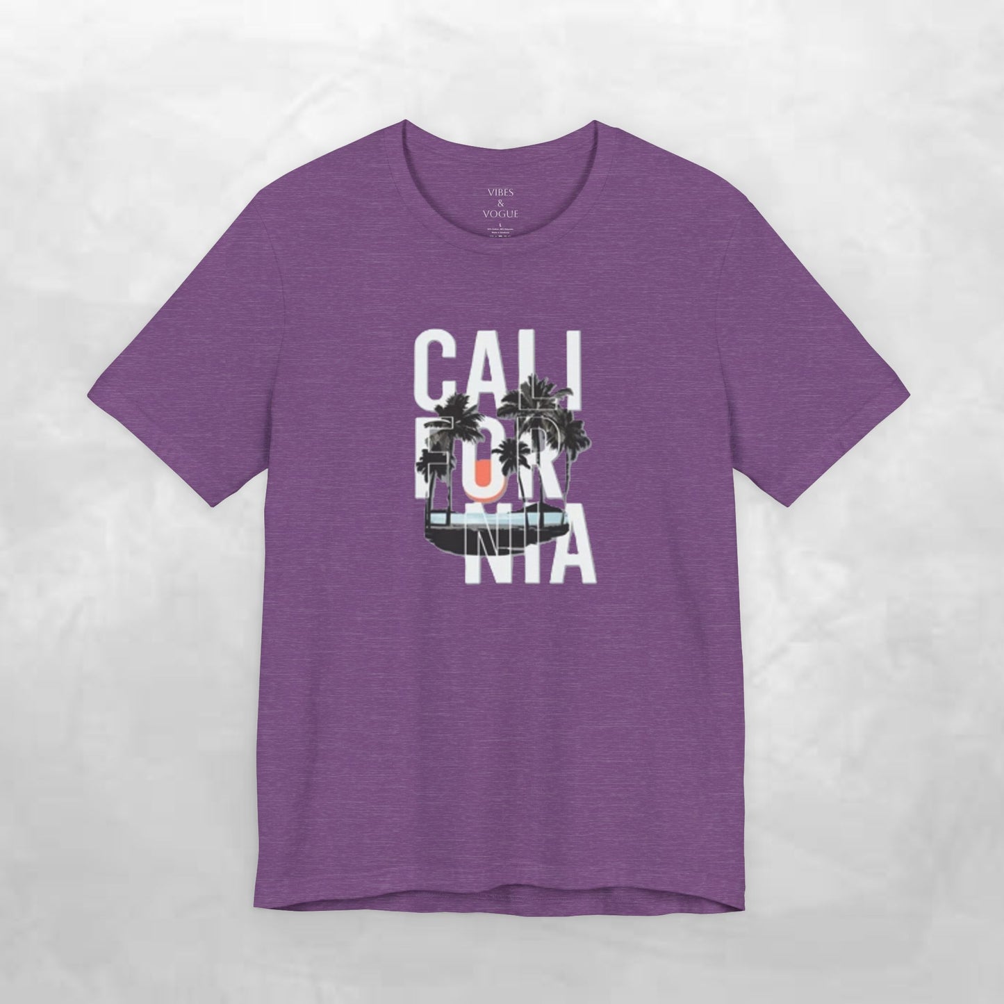 California Vibes Unisex Tee, Summer Fun T-Shirt, Casual Wear, Beach Day Shirt, Gift for Travelers, Holiday Fashion