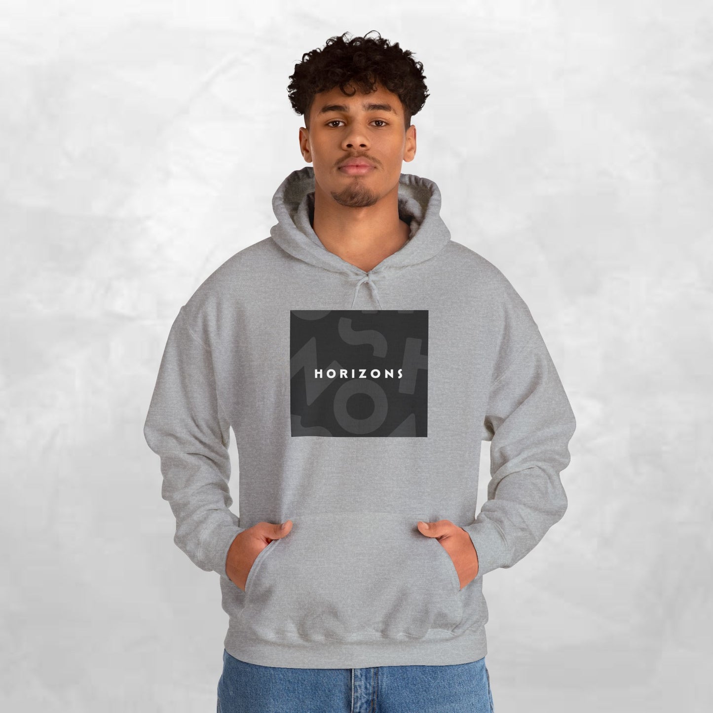 Horizons Unisex Heavy Blend™ Hooded Sweatshirt - Cozy Graphic Hoodie for Casual Wear