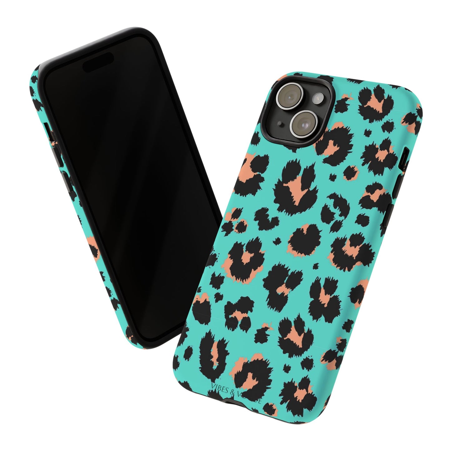 Leopard Print Phone Case, Tough Phone Case, Wild Style Accessory, Animal Print Cover, Stylish Phone Protection