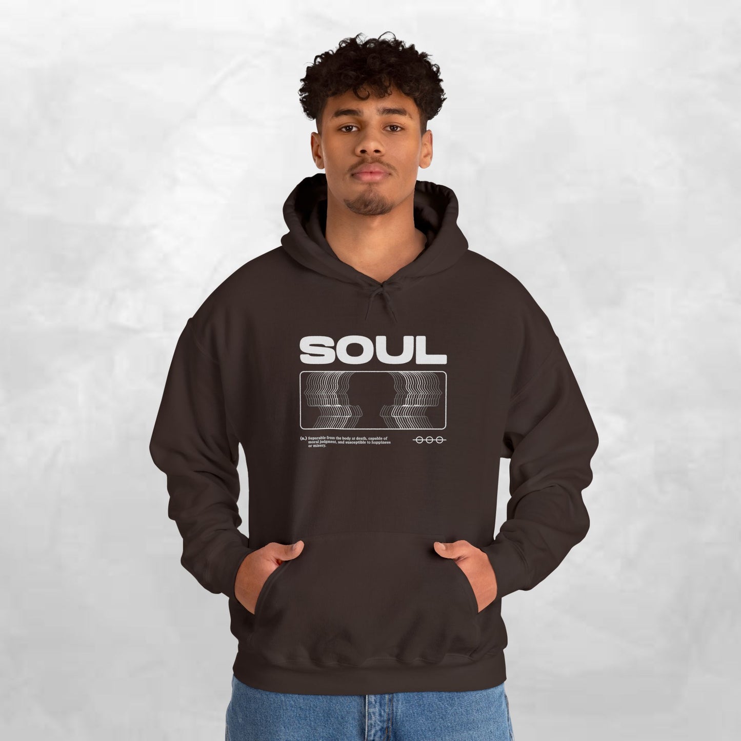 Soul Graphic Hoodie — Retro VHS Silhouette Streetwear
