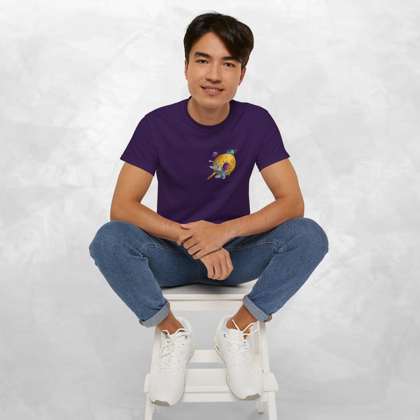 Funny Graphic Tee – "Happy Taco" Design for Food Lovers