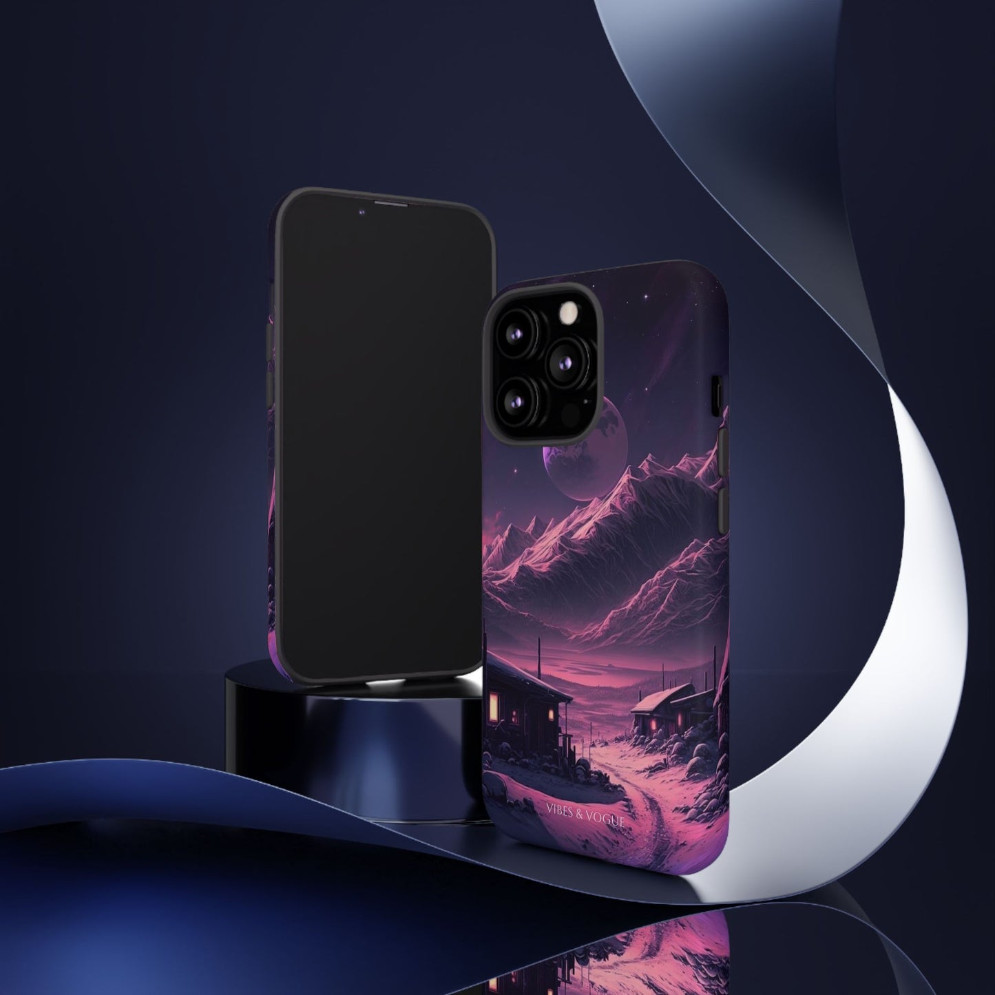 Futuristic Phone Case, Galaxy Aesthetic, Cosmic Art, Stylish Protection, Gifts for Tech Lovers