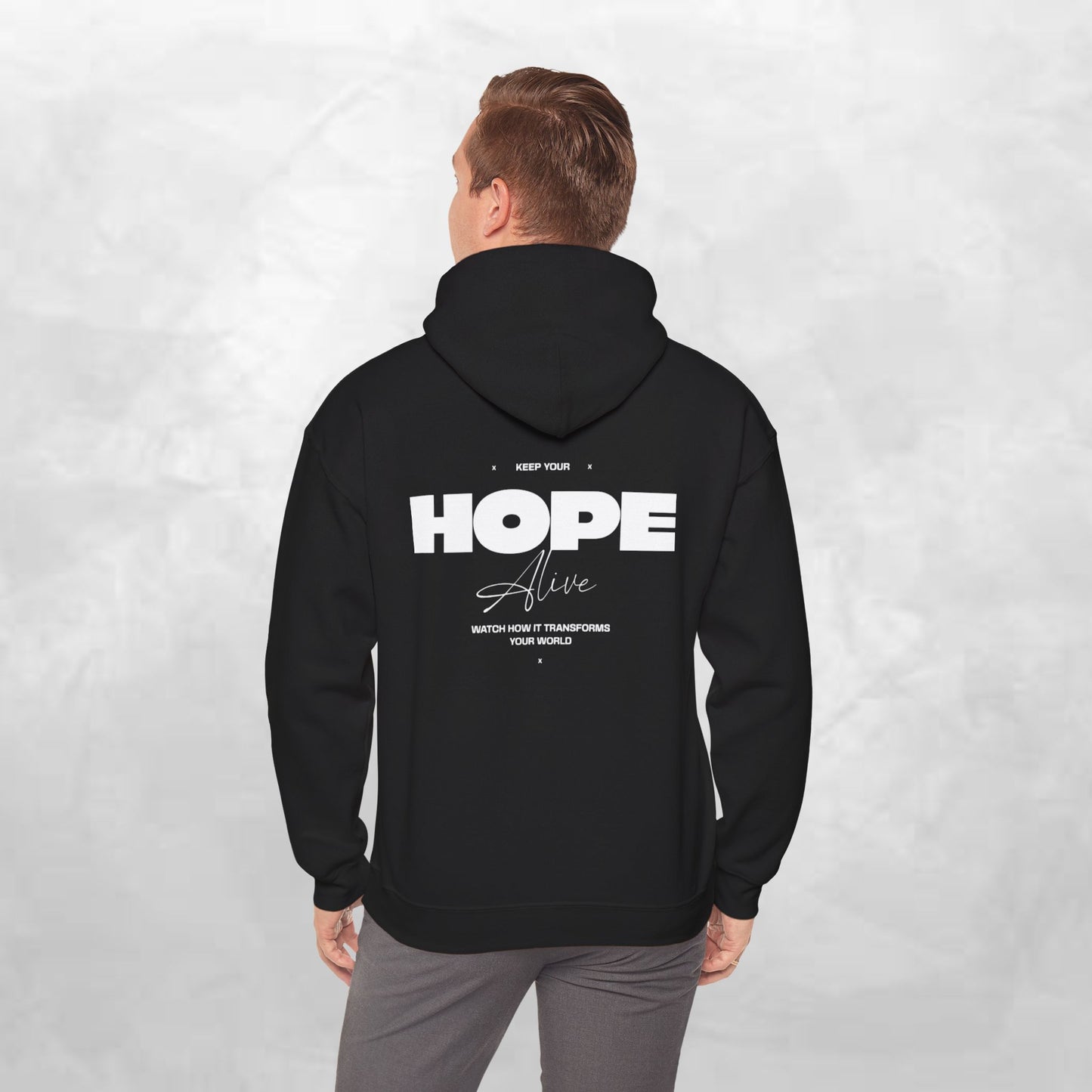 Keep Your Hope Alive Unisex Hooded Sweatshirt - Cozy Inspiration for Everyday Moments