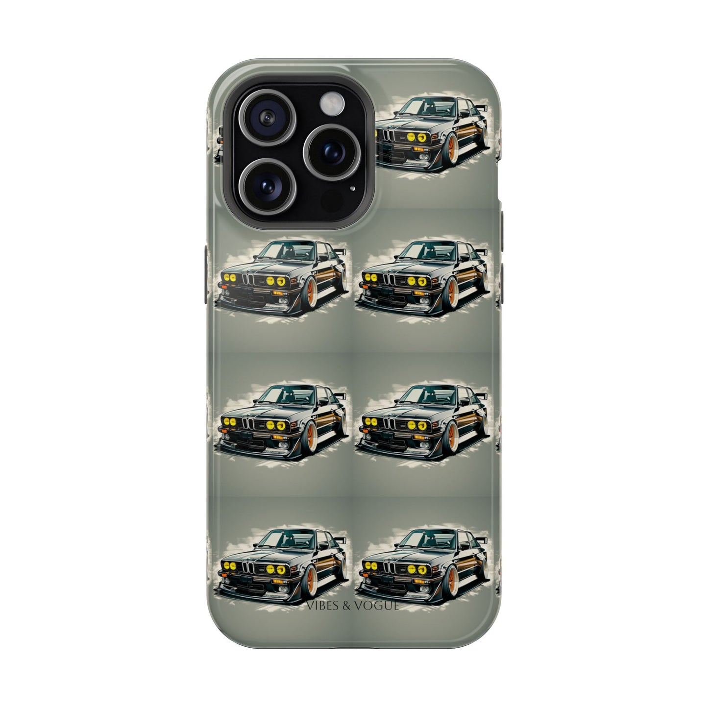 Stylish Car-Themed Magnetic Tough Cases - Perfect for Auto Enthusiasts