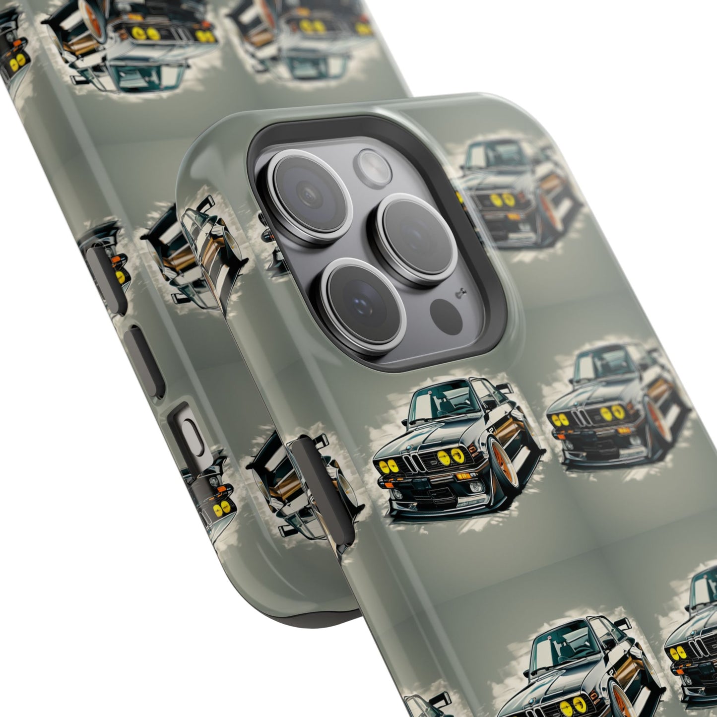 Stylish Car-Themed Magnetic Tough Cases - Perfect for Auto Enthusiasts