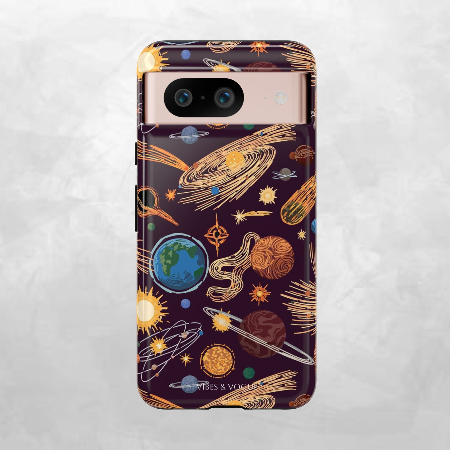Space-Themed Phone Case - Cosmic Galaxy Design, Durable Protective Cover, Unique Gift, Celestial Lover's Accessory
