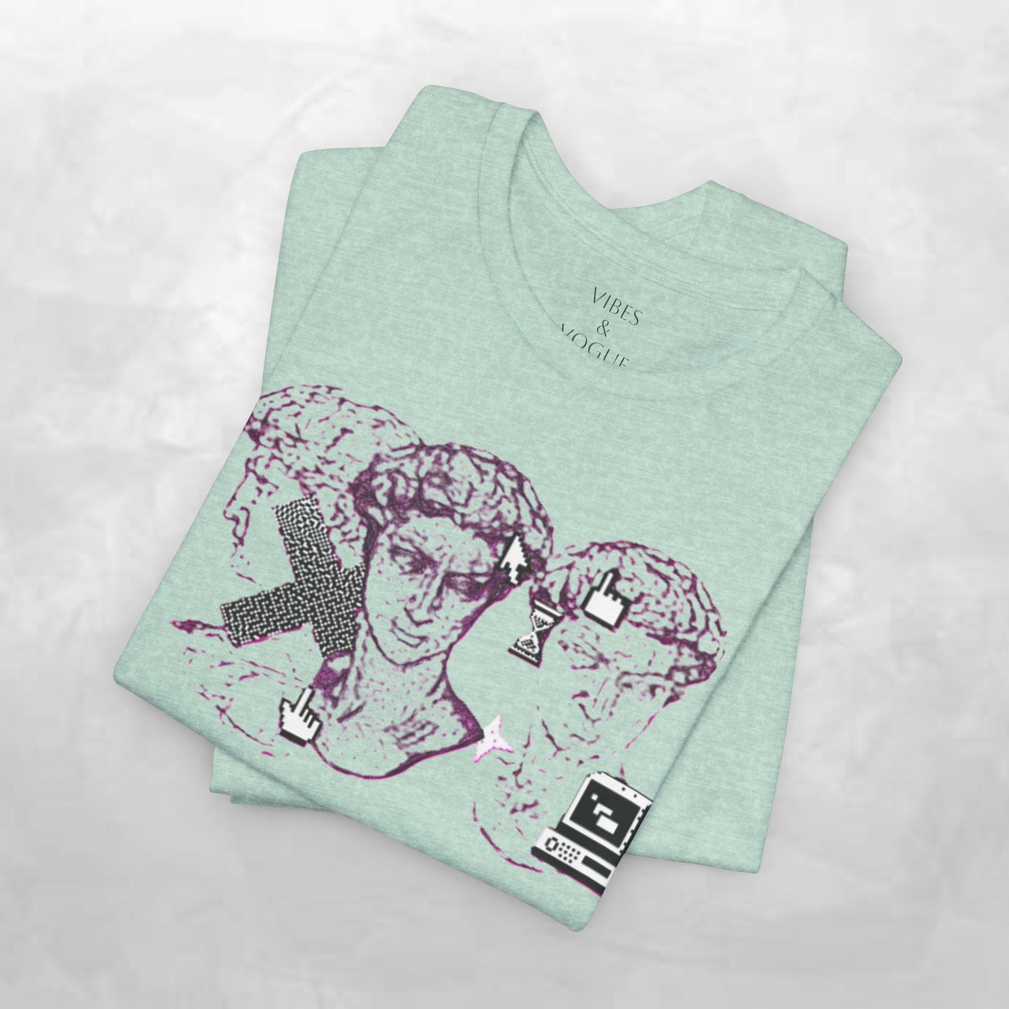 Artistic Brain Design Unisex Tee, Graphic T-Shirt, Casual Wear, Gift for Artists, Creative Apparel, Unique Fashion Statement