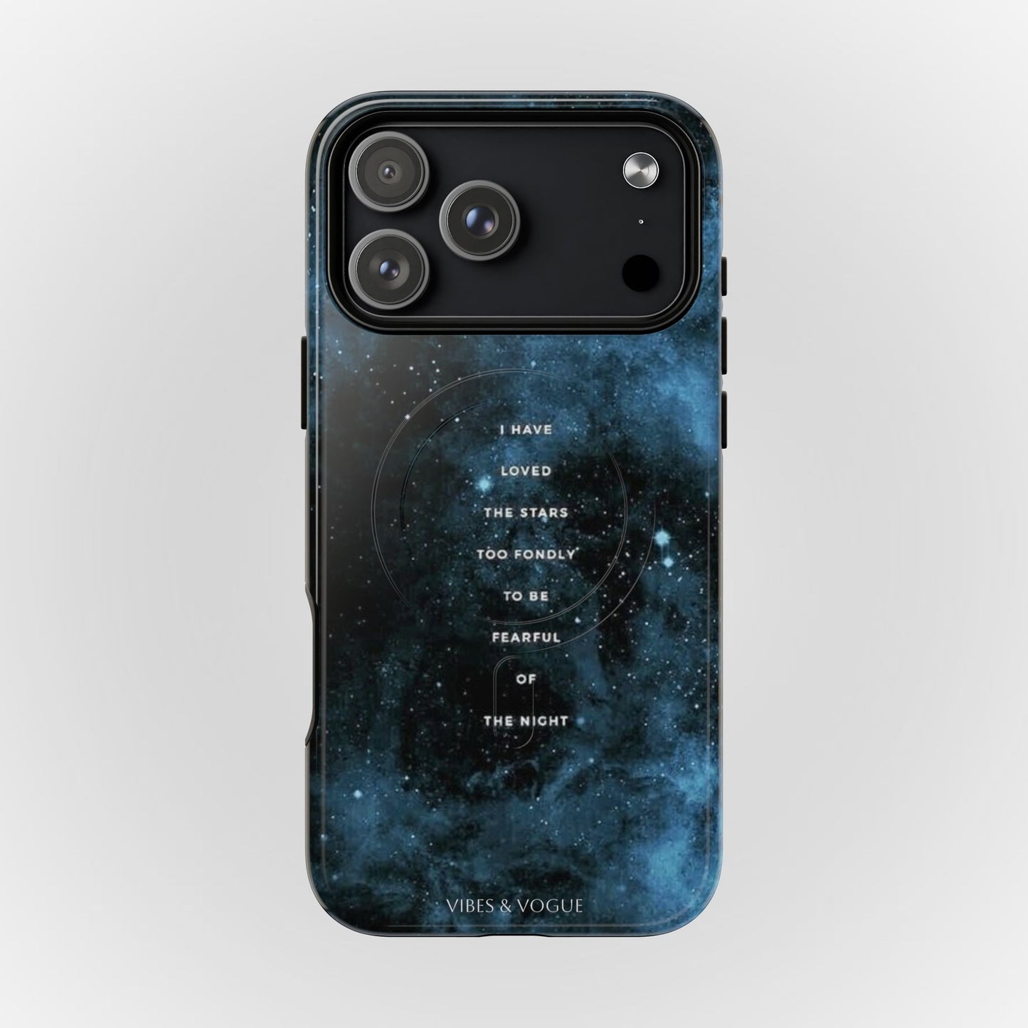 Galaxy-Inspired Tough Magnetic Phone Case - "I Have Loved the Stars"