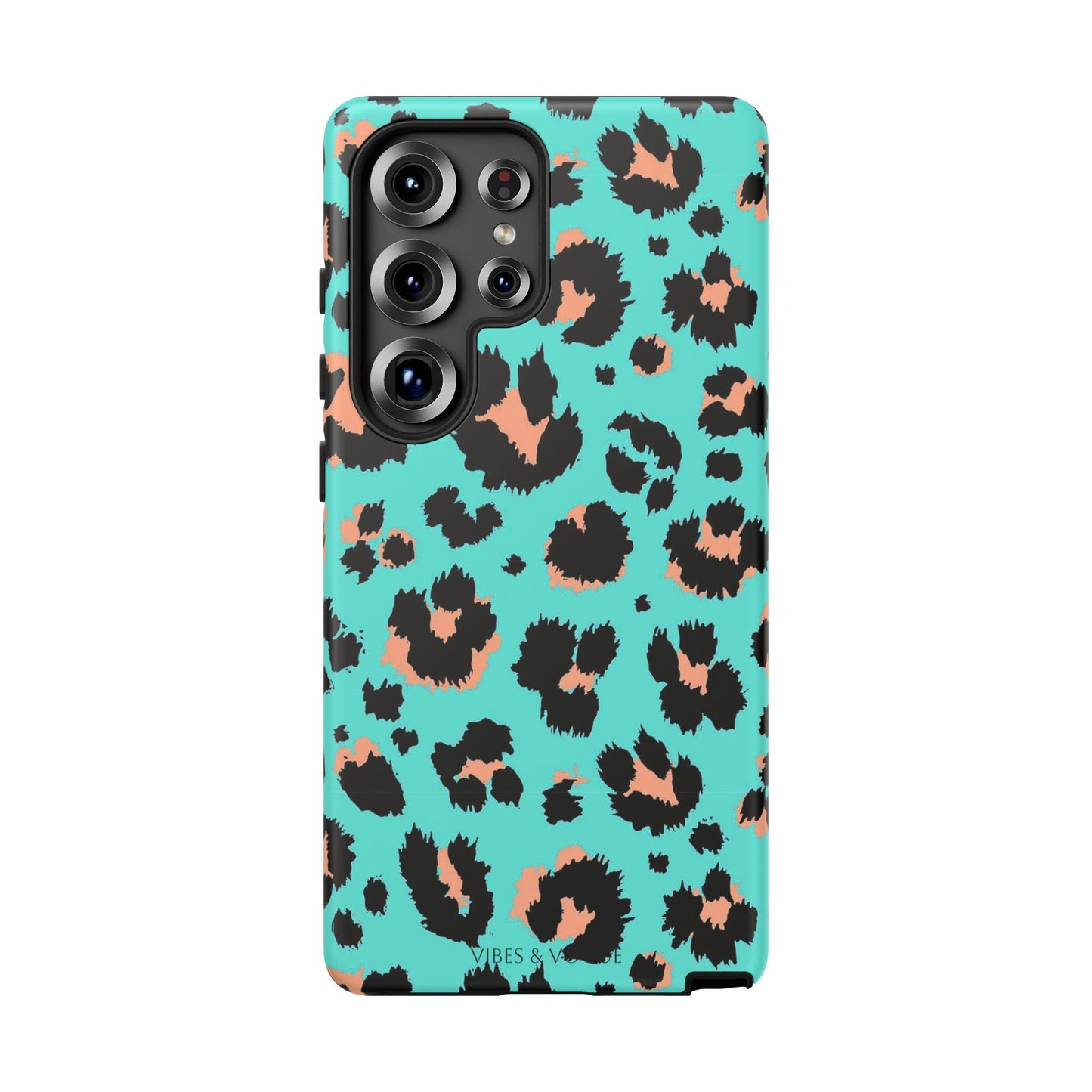 Leopard Print Phone Case, Tough Phone Case, Wild Style Accessory, Animal Print Cover, Stylish Phone Protection