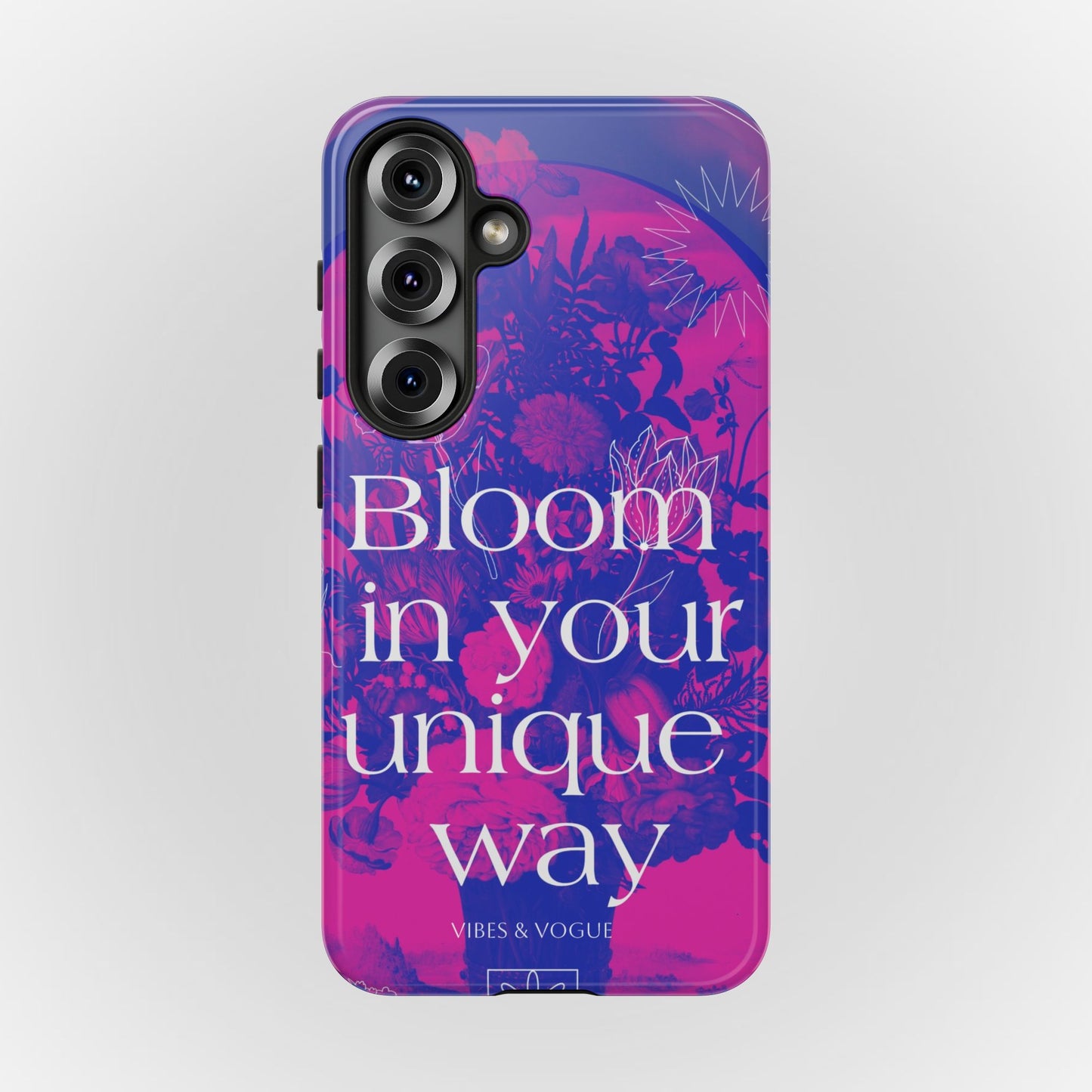 Bloom in Your Unique Way Phone Case - Tough and Stylish Design