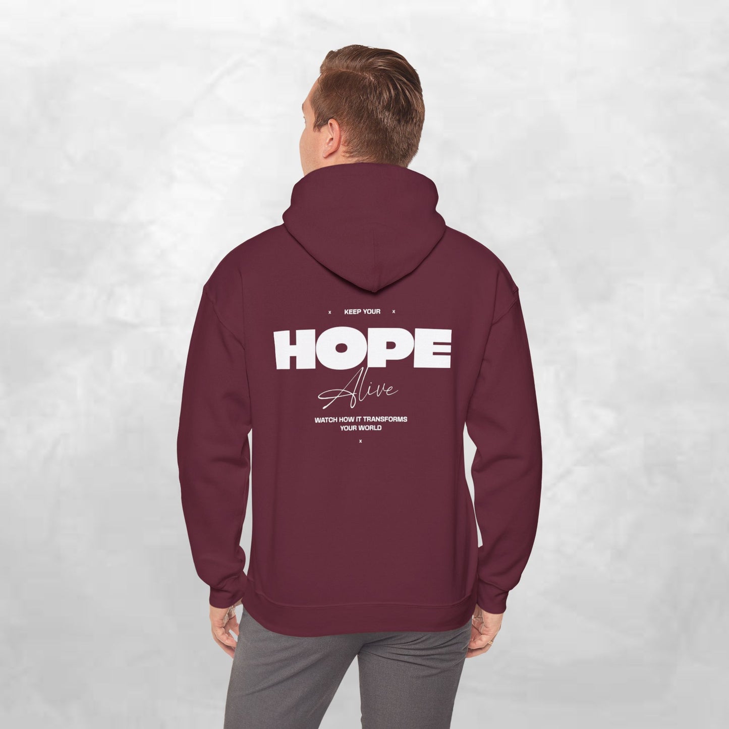 Keep Your Hope Alive Unisex Hooded Sweatshirt - Cozy Inspiration for Everyday Moments