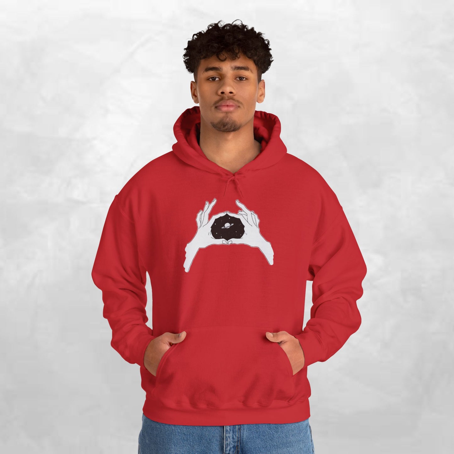 Artistic Hands Unisex Hooded Sweatshirt - Cozy Gift for Art Lovers, Black Hoodie, Unique Graphic Sweatshirt, Stylish Everyday Wear, [...]