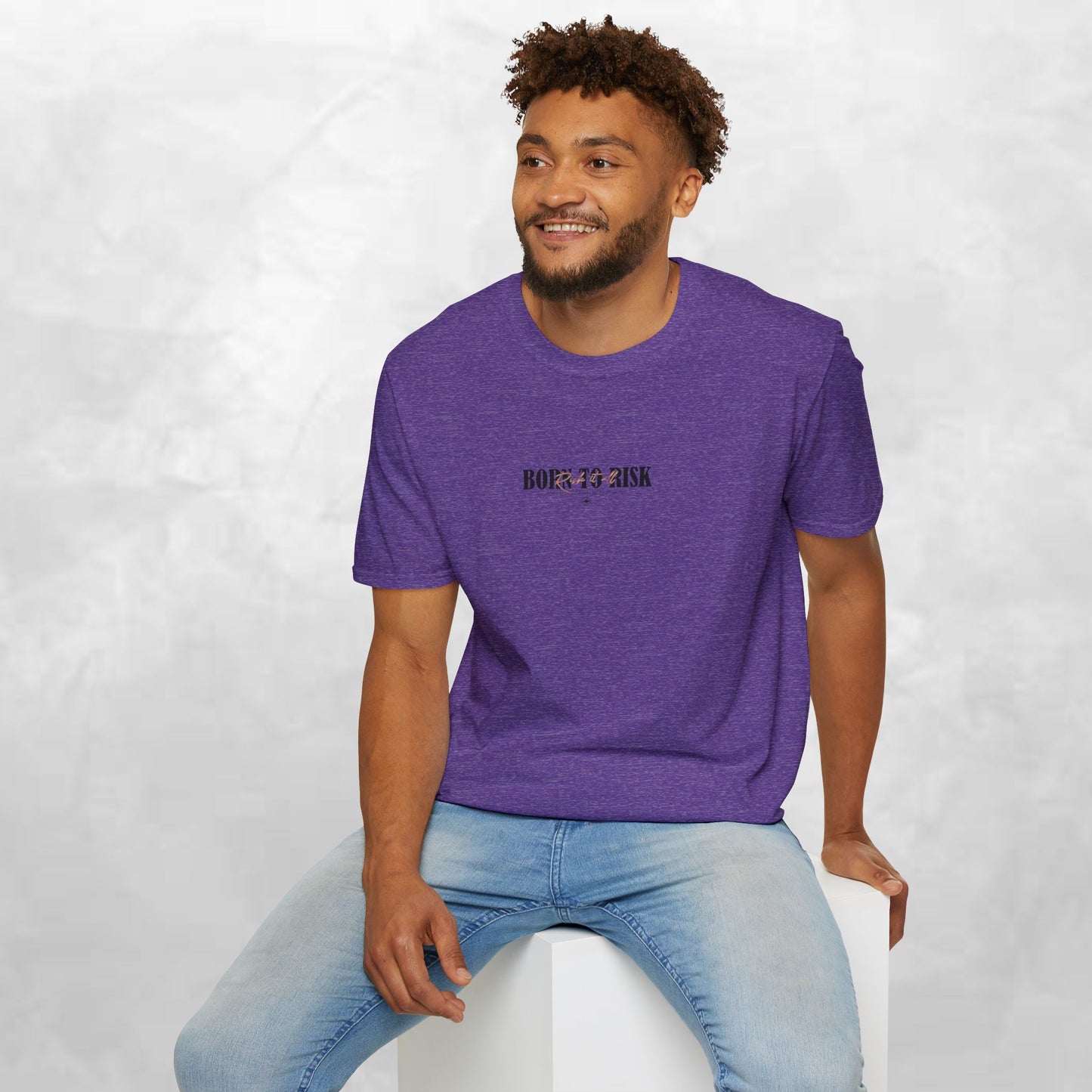 Born to Risk T-Shirt — Minimalist Motivational Graphic Tee