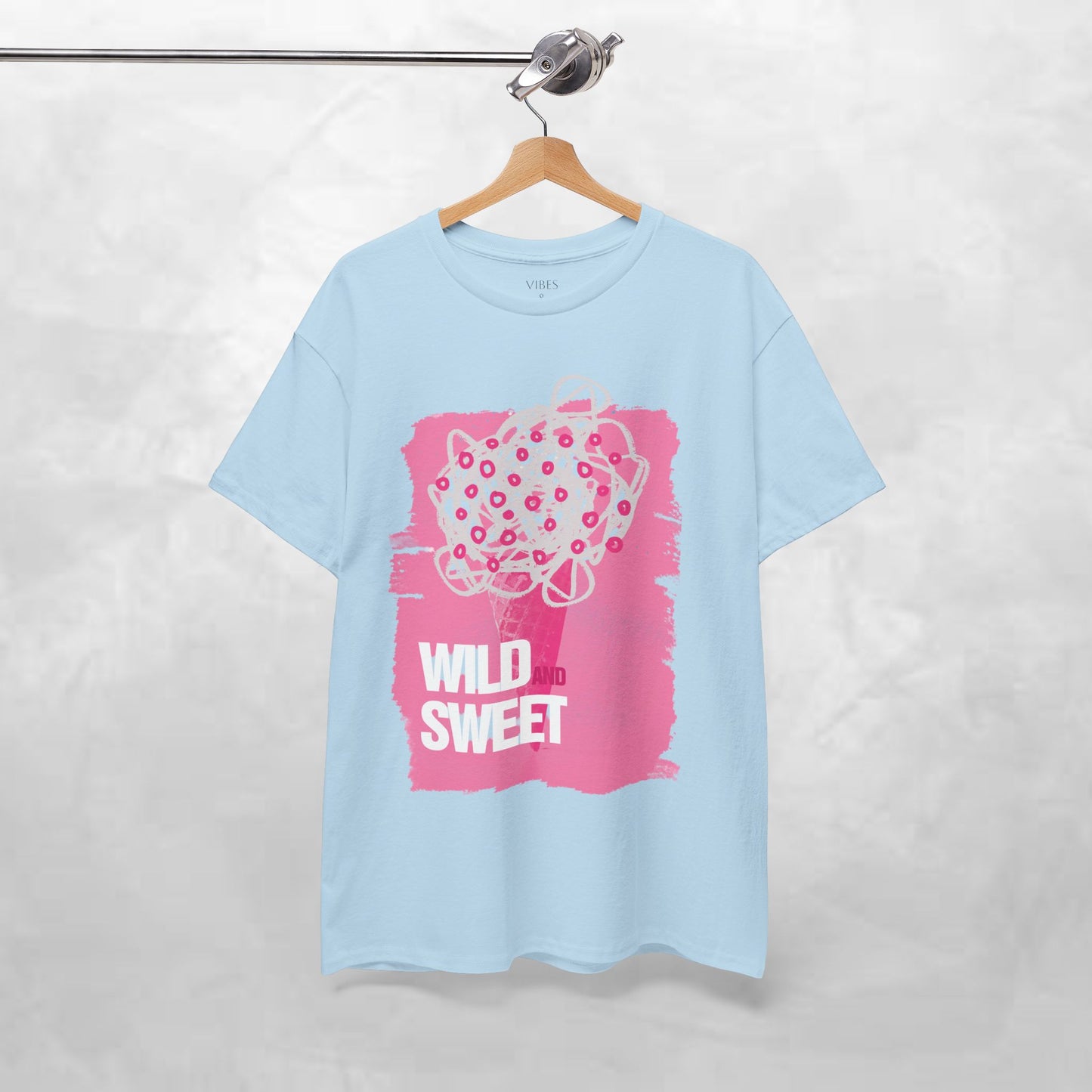 Wild and Sweet Unisex Heavy Cotton Tee - Playful Graphic Shirt for Fun-Loving Individuals