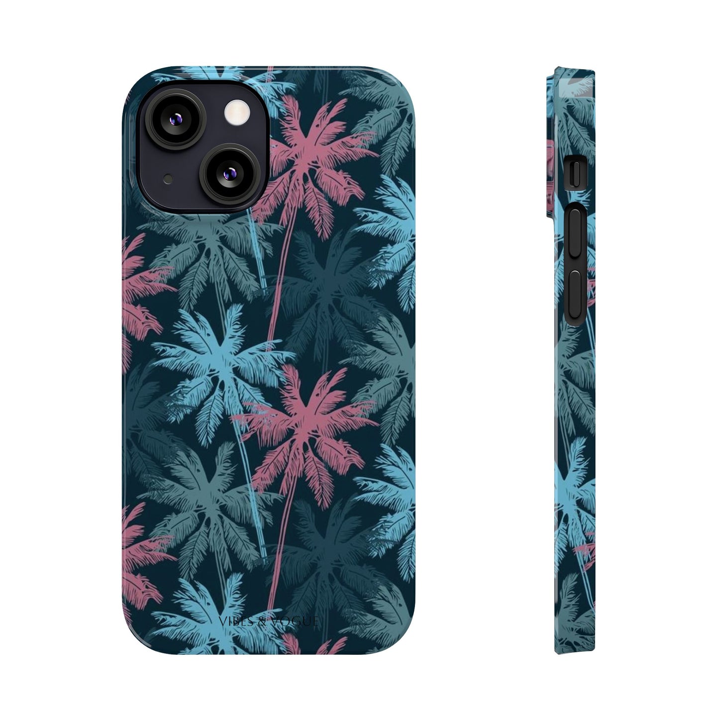 Tropical Vibes Slim Phone Case - Summer Botanical Design