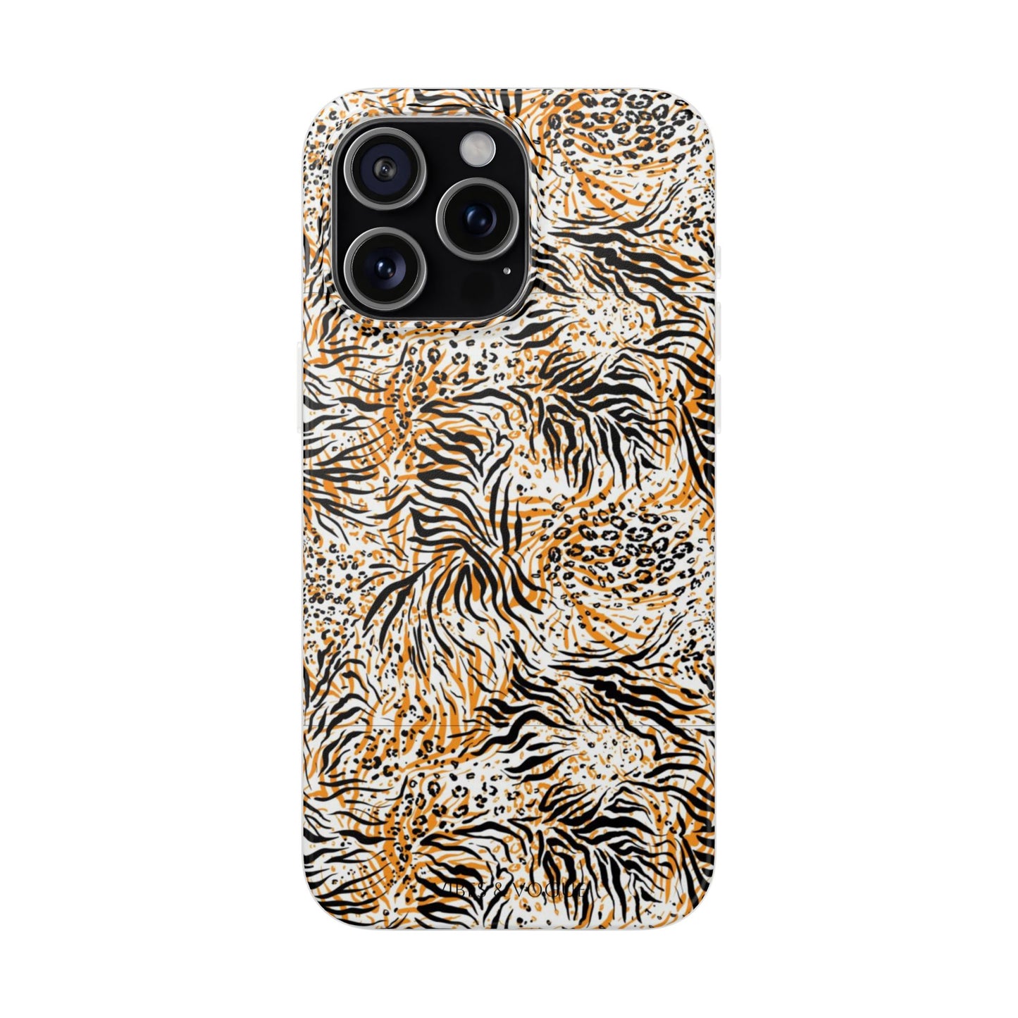 Wild Animal Print Flexi Case for iPhone - Fierce & Trendy Design