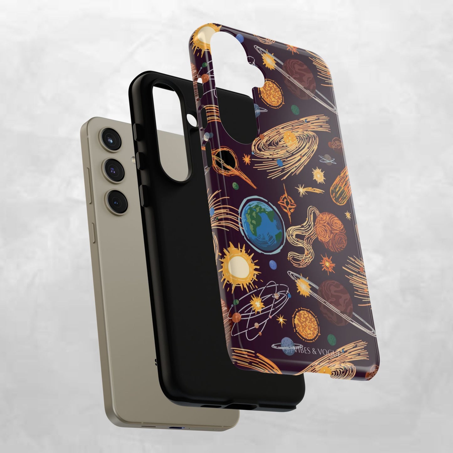 Space-Themed Phone Case - Cosmic Galaxy Design, Durable Protective Cover, Unique Gift, Celestial Lover's Accessory