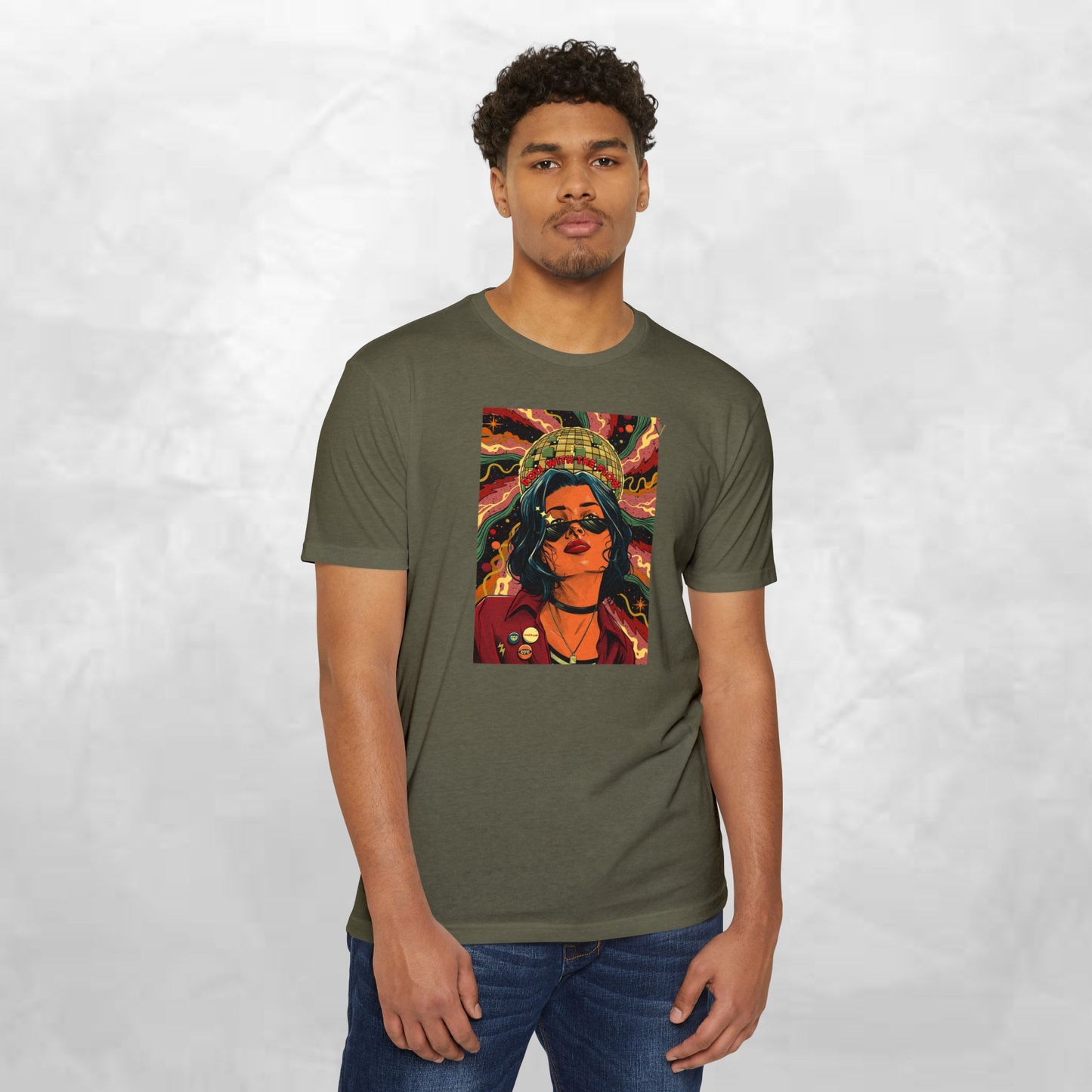 Bohemian Graphic T-Shirt - Vibrant Art Tee for Creative Souls