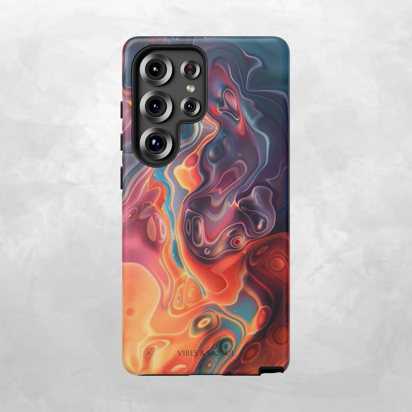 Colorful Phone Case, Abstract Print Cover, Tough Cases for Protection, Gift for Her, Modern Design, Trendy Mobile Accessory