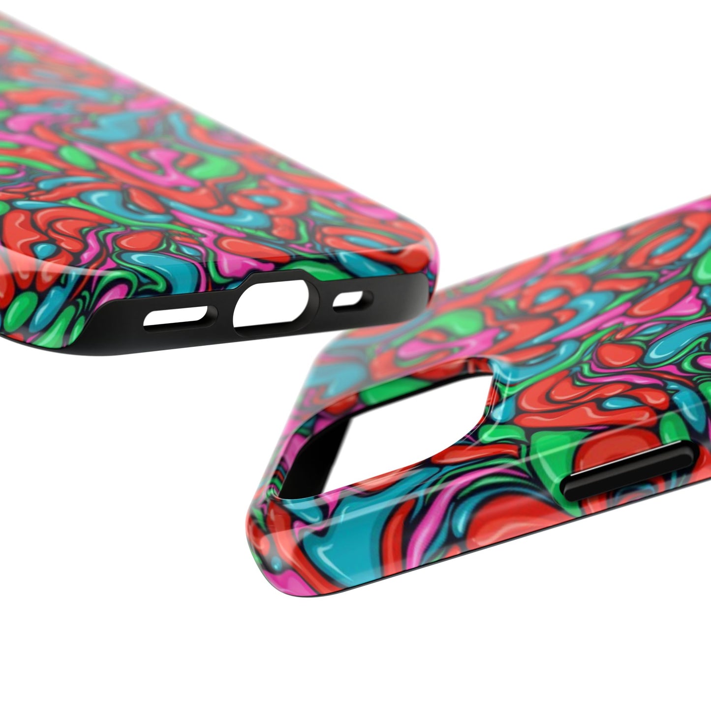 Vibrant Tough Phone Cases - Colorful Abstract Designs for Teens & Adults, Perfect Gift for Birthdays, Holidays, & Everyday Use