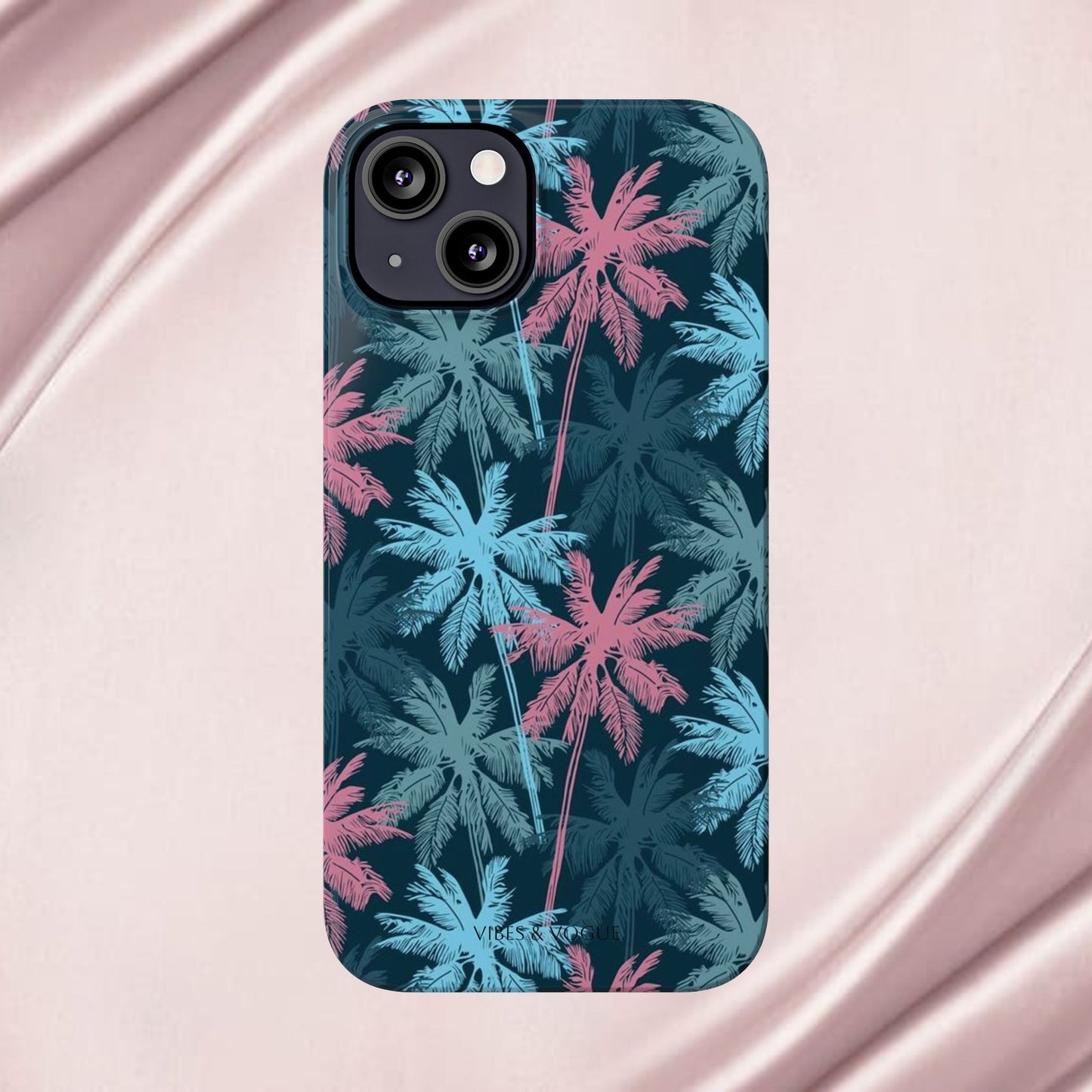 Tropical Vibes Slim Phone Case - Summer Botanical Design