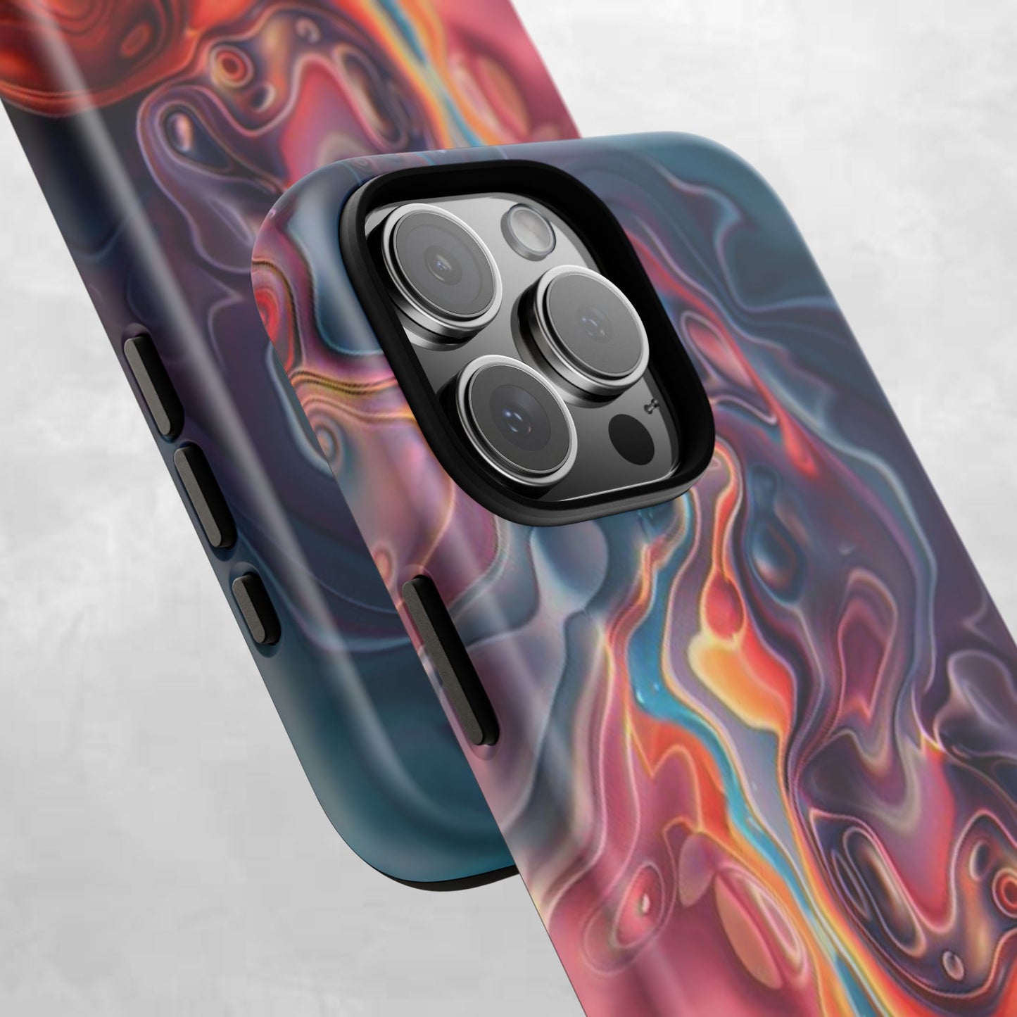 Colorful Phone Case, Abstract Print Cover, Tough Cases for Protection, Gift for Her, Modern Design, Trendy Mobile Accessory